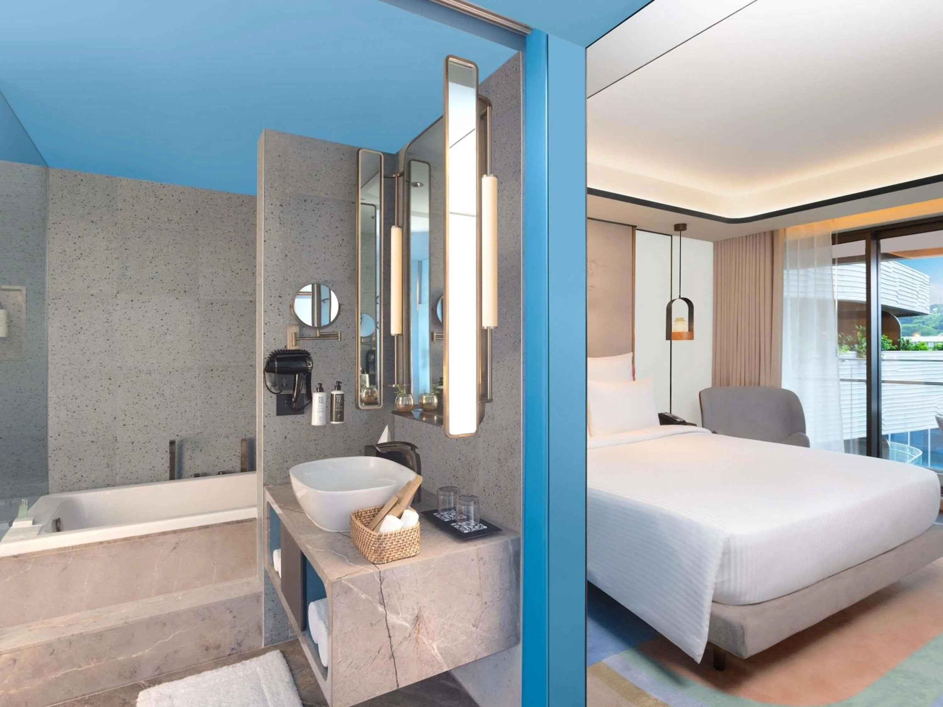 Bedroom, Bed in Novotel Goa Panjim