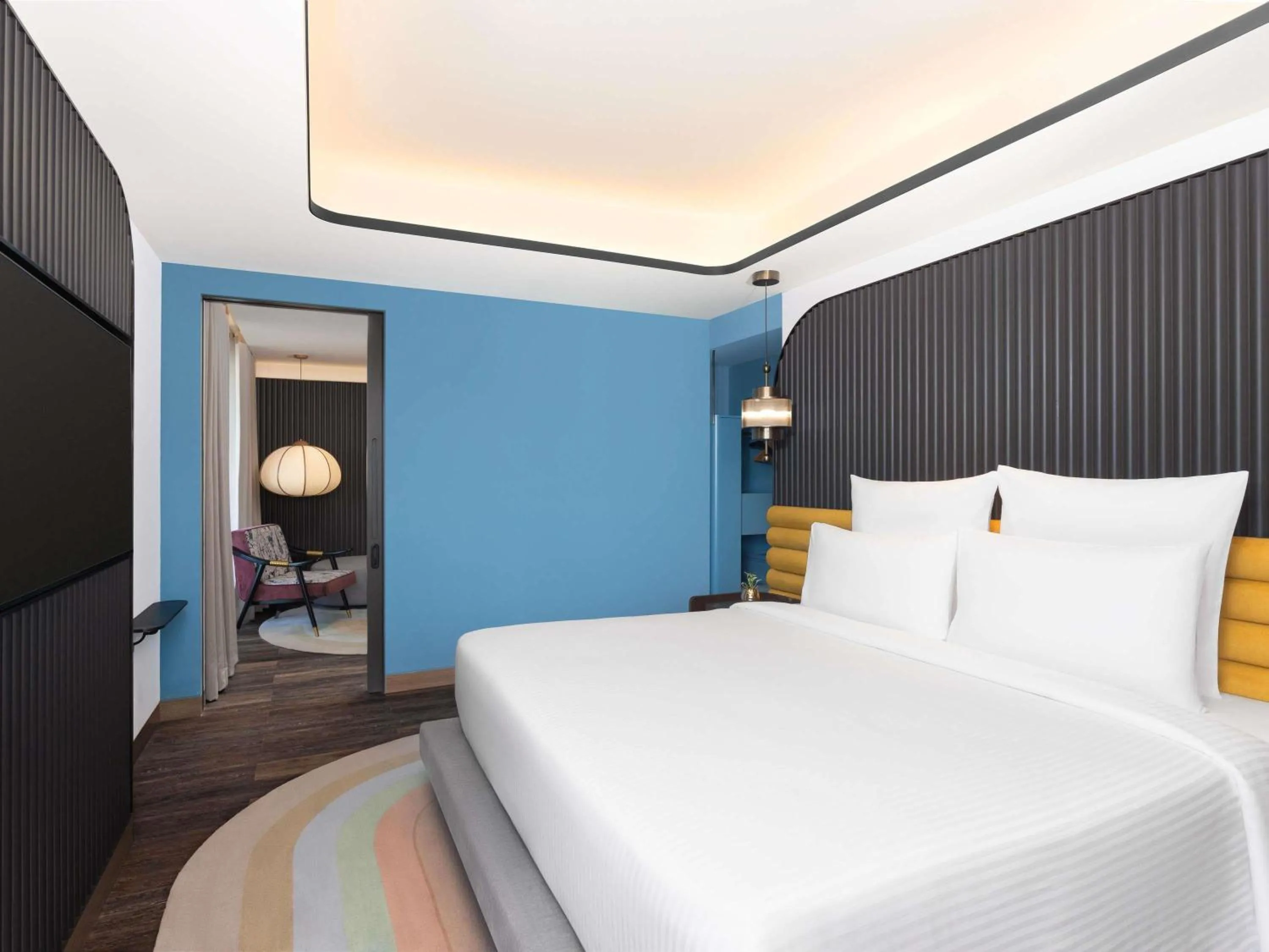 Bedroom, Bed in Novotel Goa Panjim