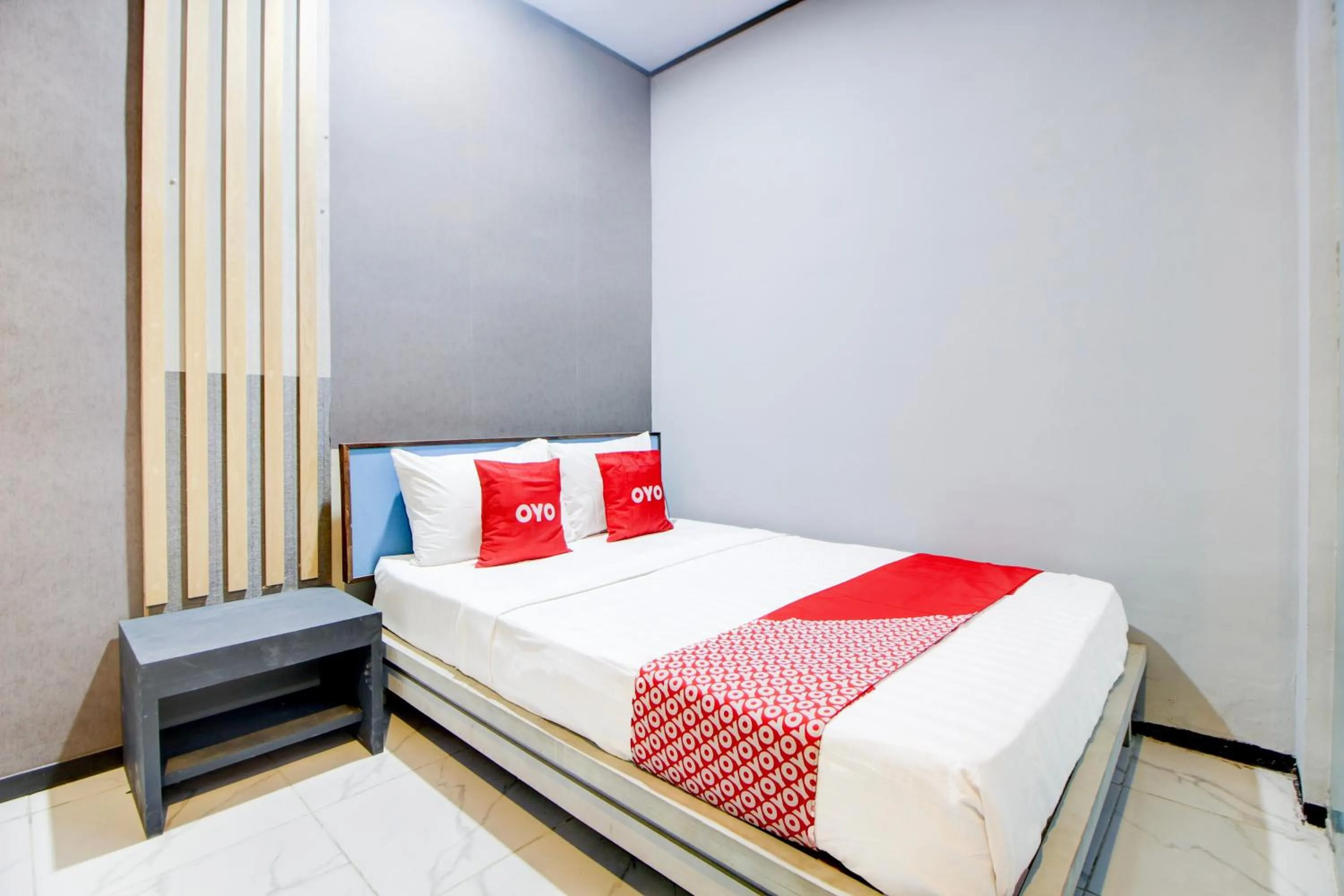 Bedroom, Bed in Hotel O Stasiun Tegal Near Alun-Alun Formerly Ameera Guest House