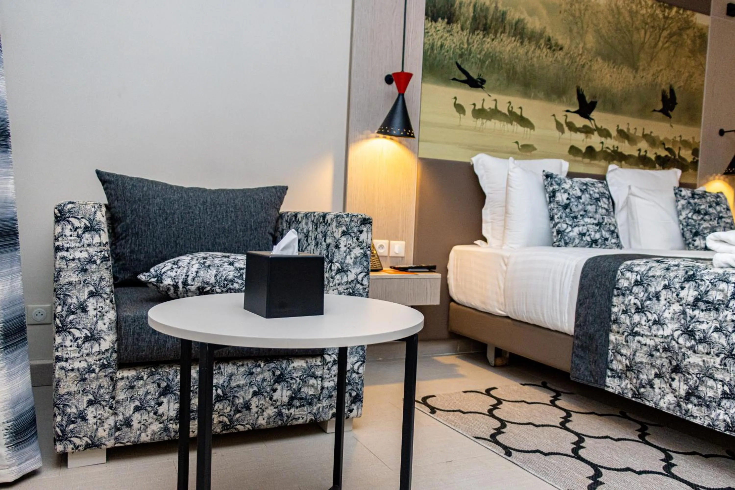 Bed in Azalaï Hôtel Ouagadougou