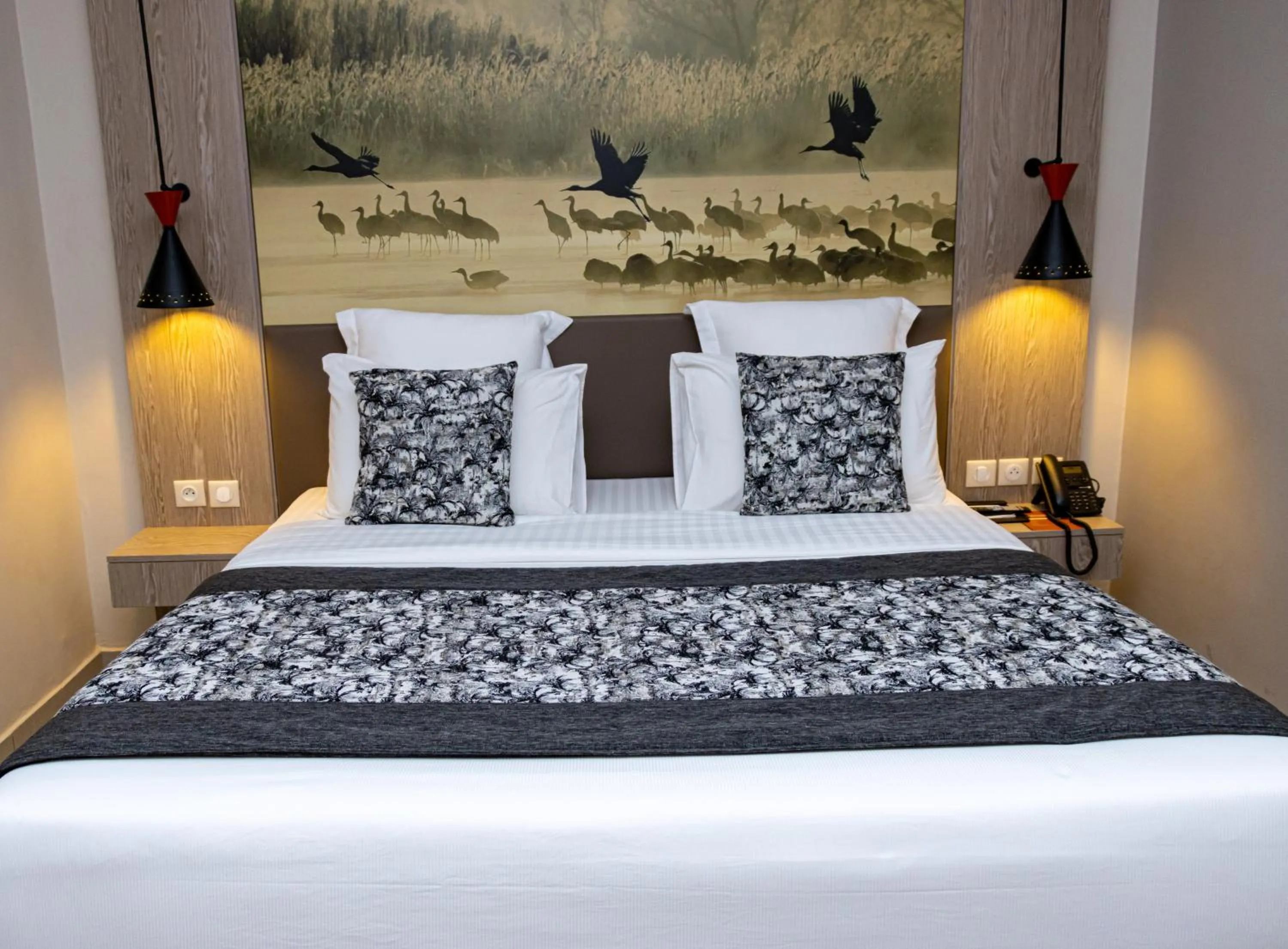 Bed in Azalaï Hôtel Ouagadougou