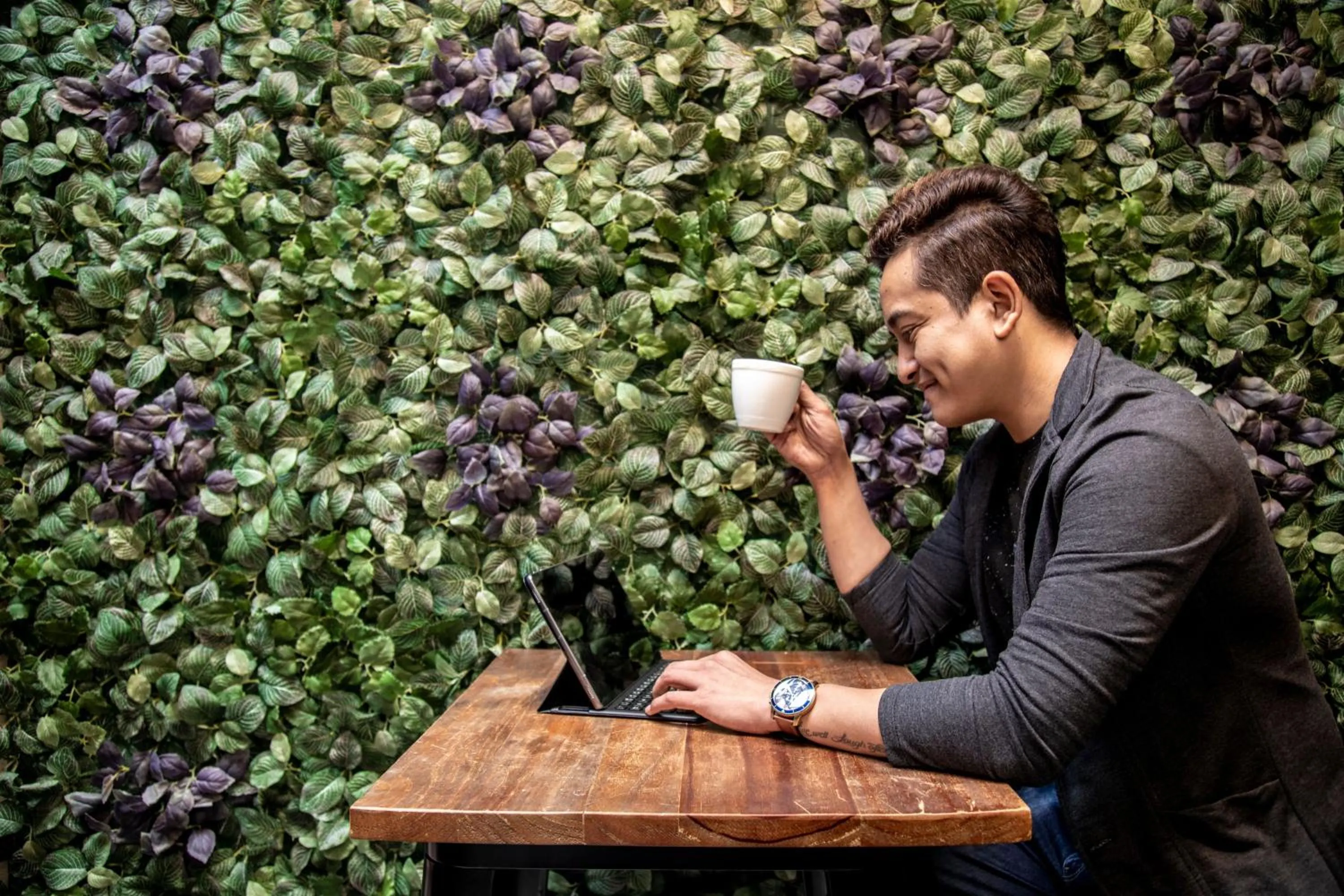Seating area in CUBE Boutique Capsule Hotel at Kampong Glam
