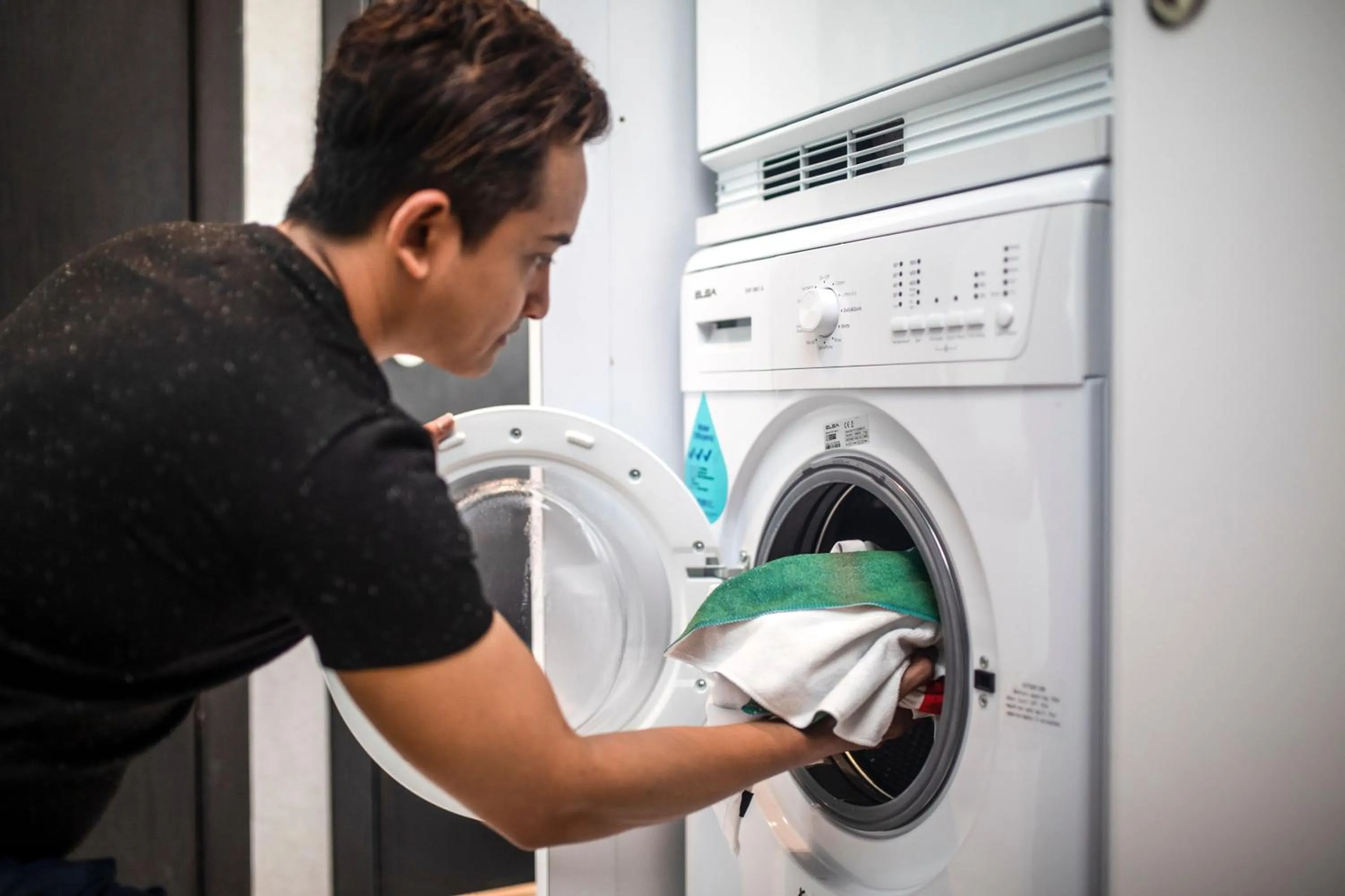 washing machine in CUBE Boutique Capsule Hotel at Kampong Glam