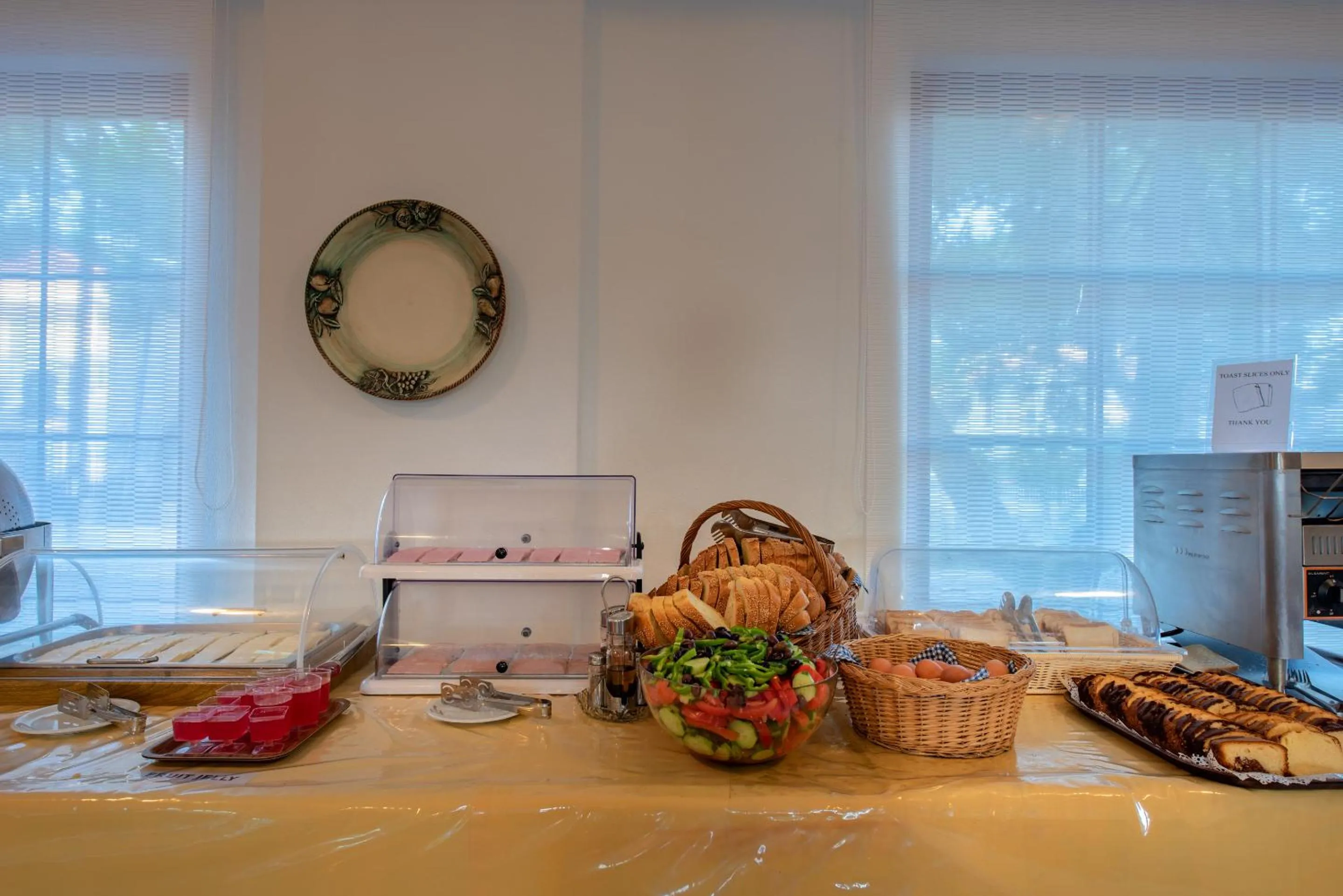 Buffet breakfast in Iliessa Beach Hotel