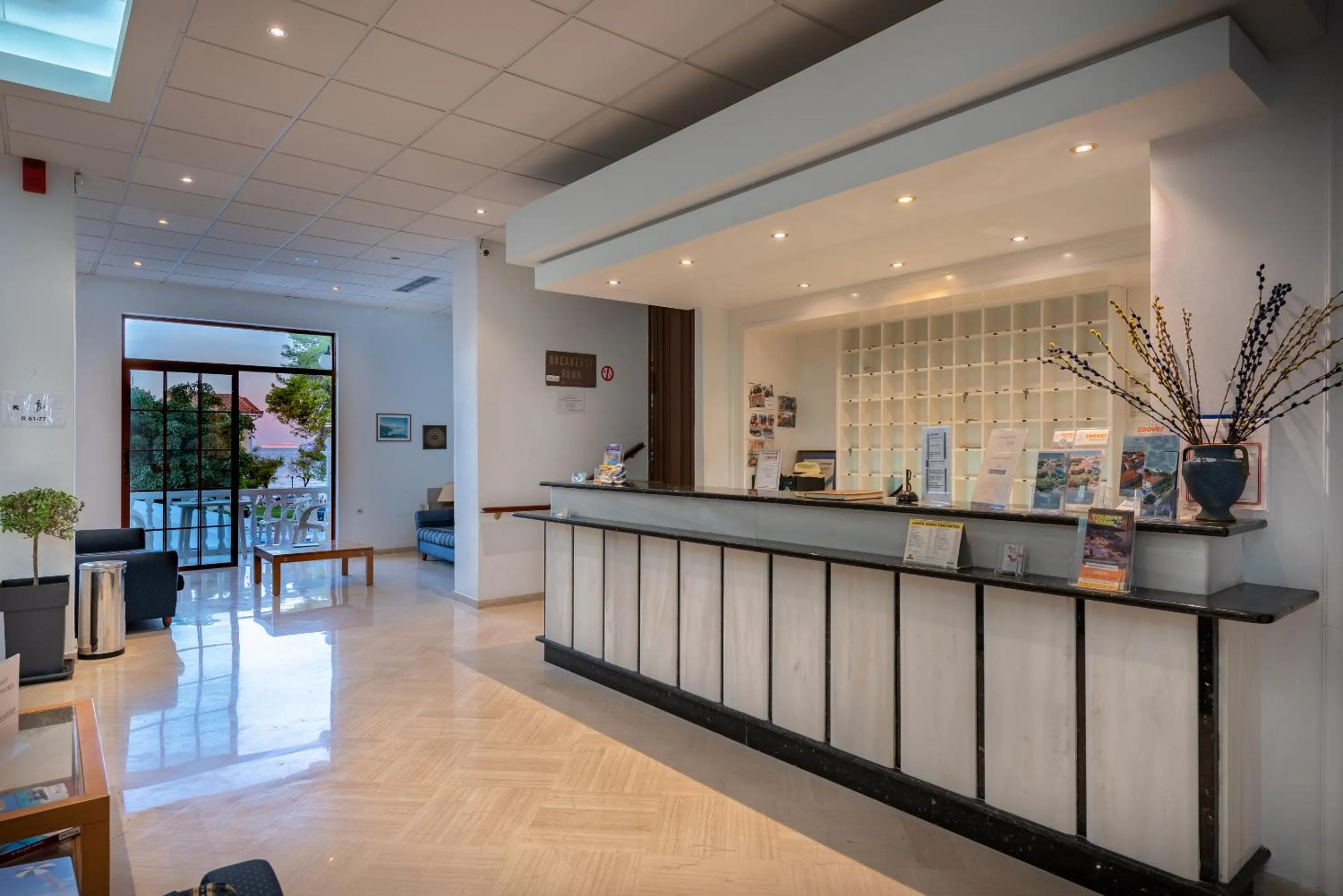 Lobby or reception in Iliessa Beach Hotel