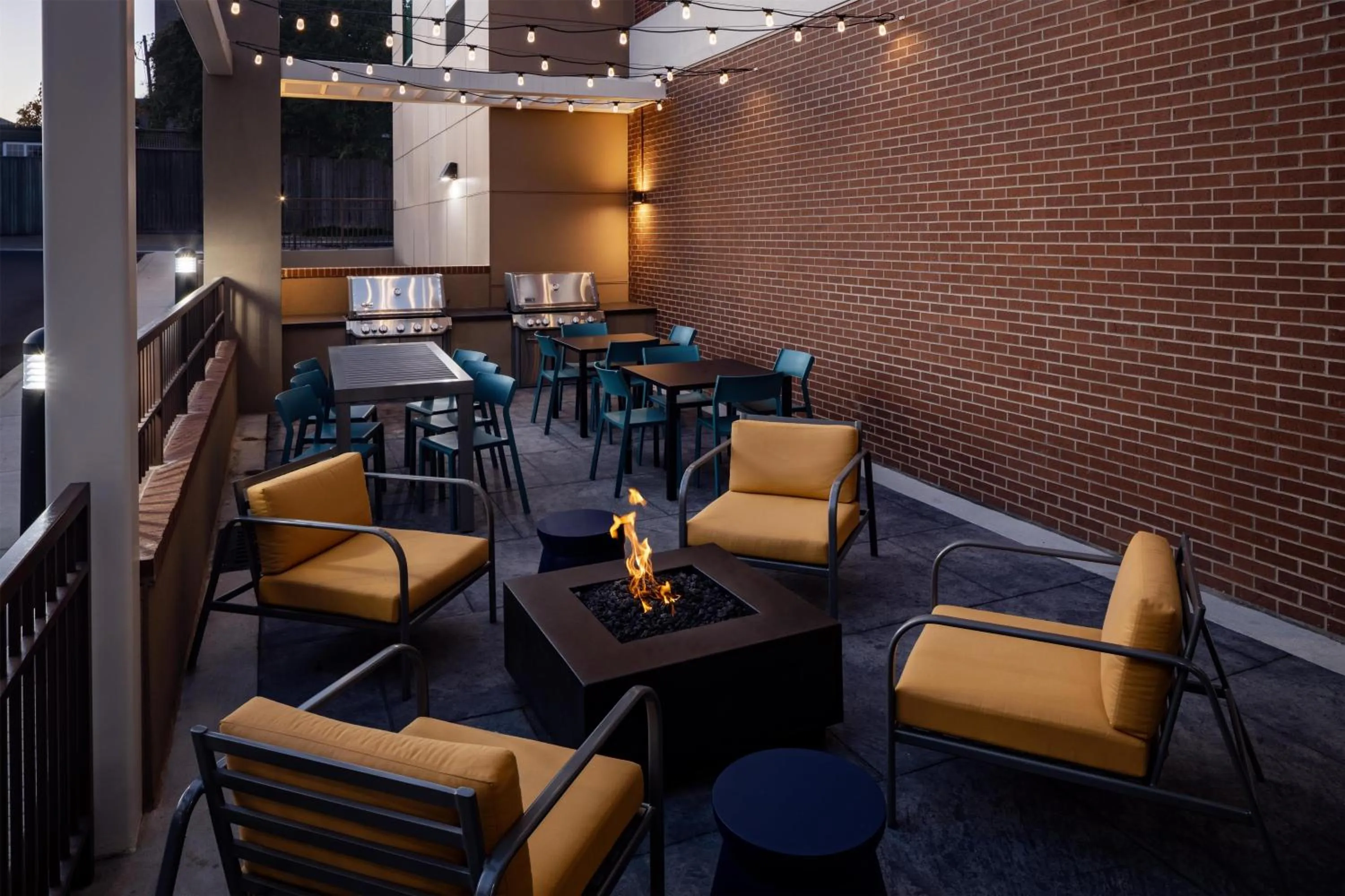 Patio in Home2 Suites By Hilton Memphis Downtown