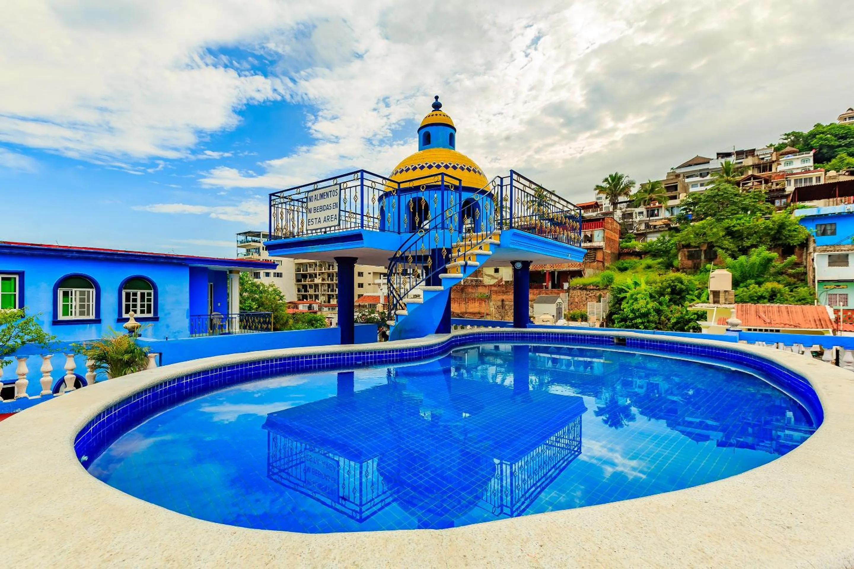 Swimming pool in OYO Casa Mission