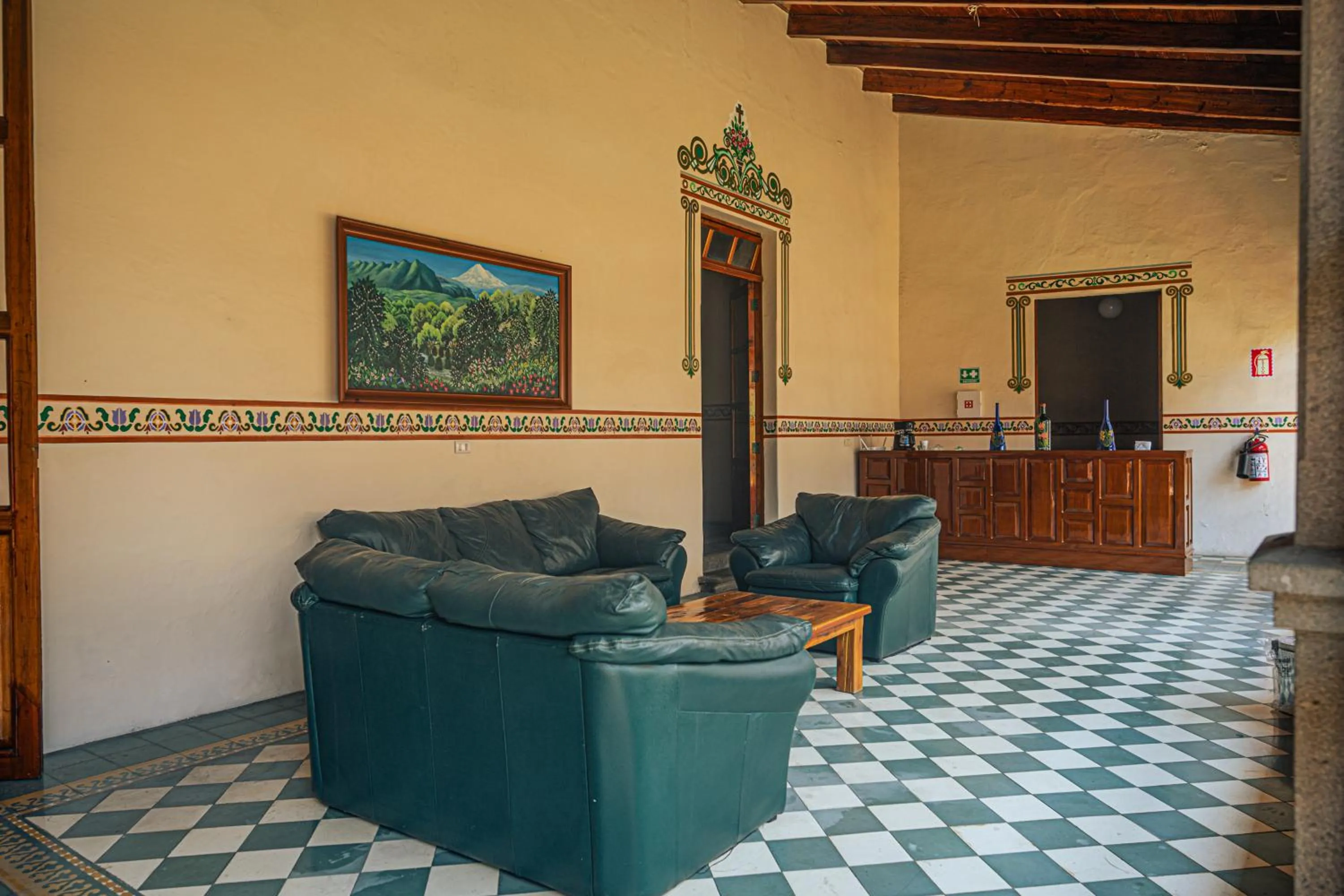 Lobby or reception in Hotel Montecillo