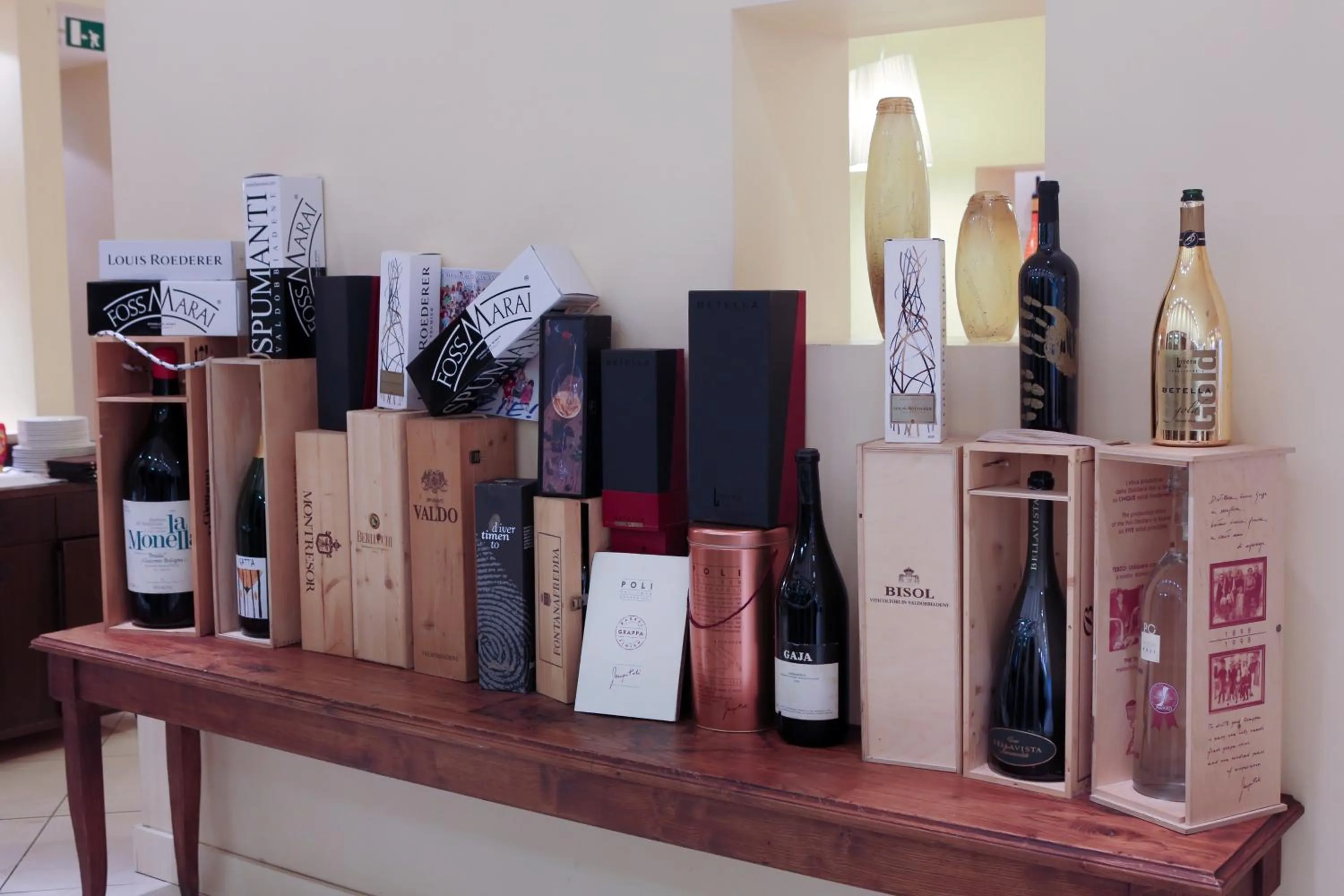 Alcoholic drinks in Hotel Touring