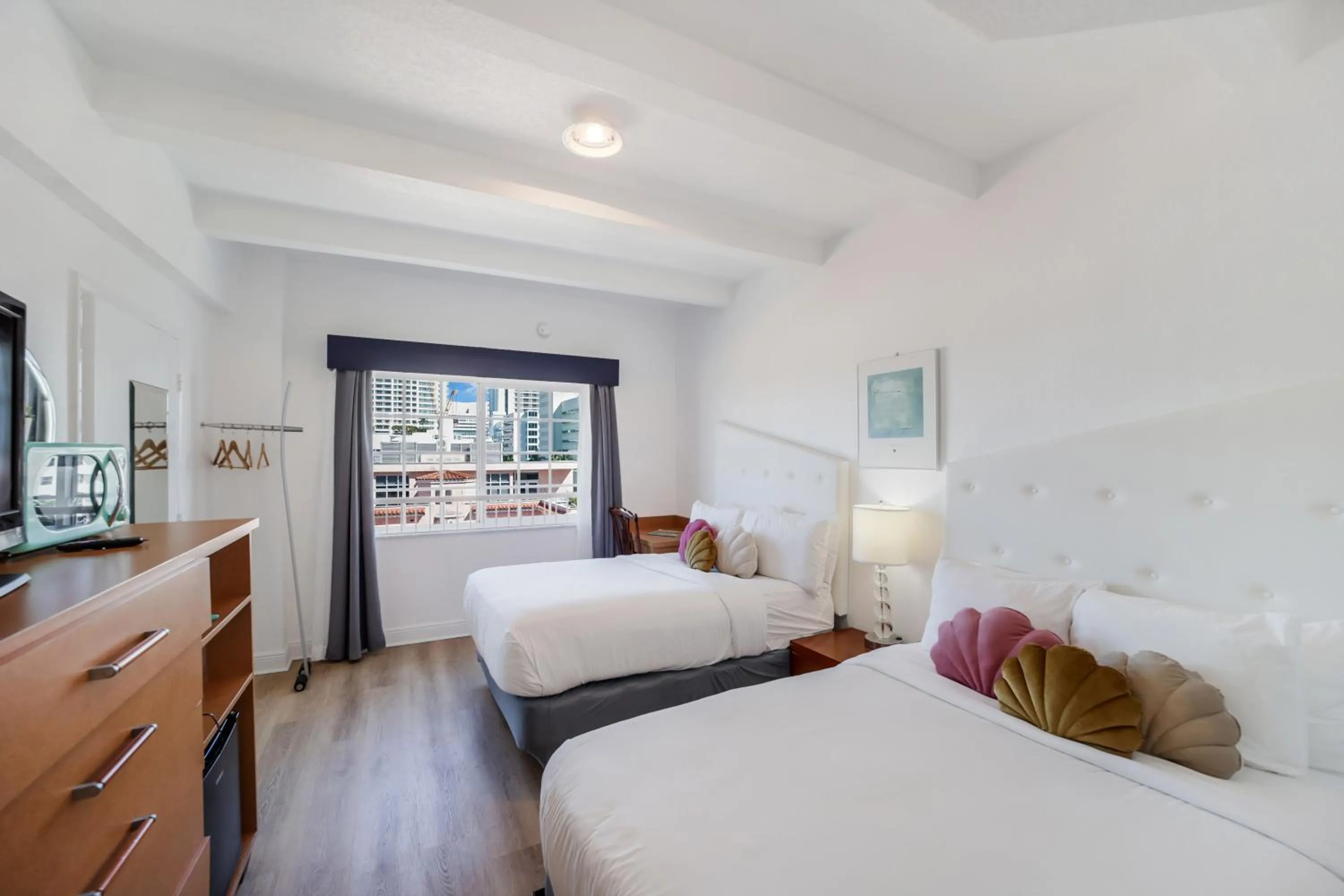 Bed in Ocean Spray Hotel