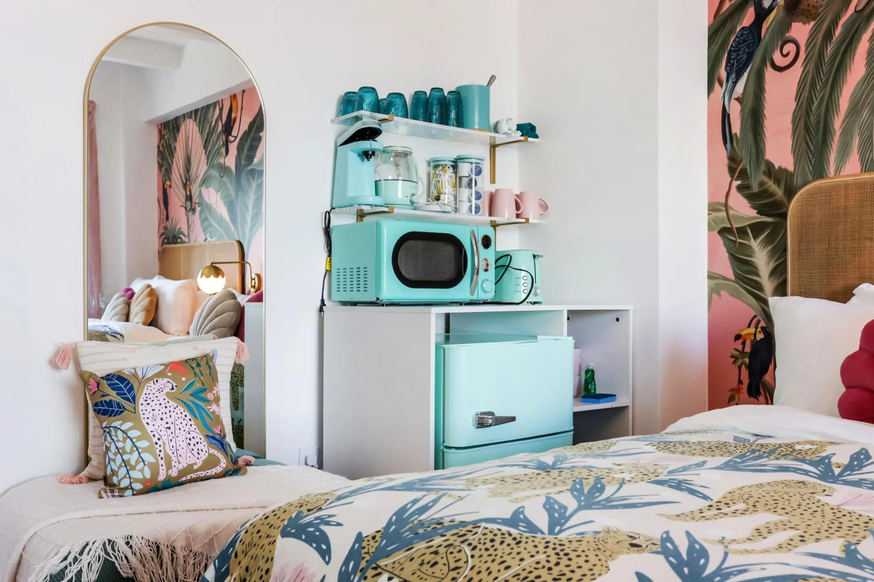 Bed in Ocean Spray Hotel