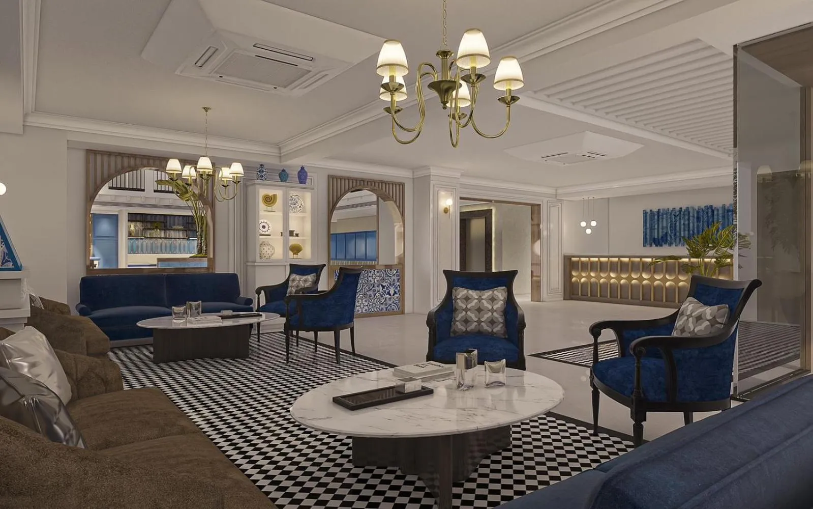 Lobby or reception in Meritas Auberge Calangute Goa