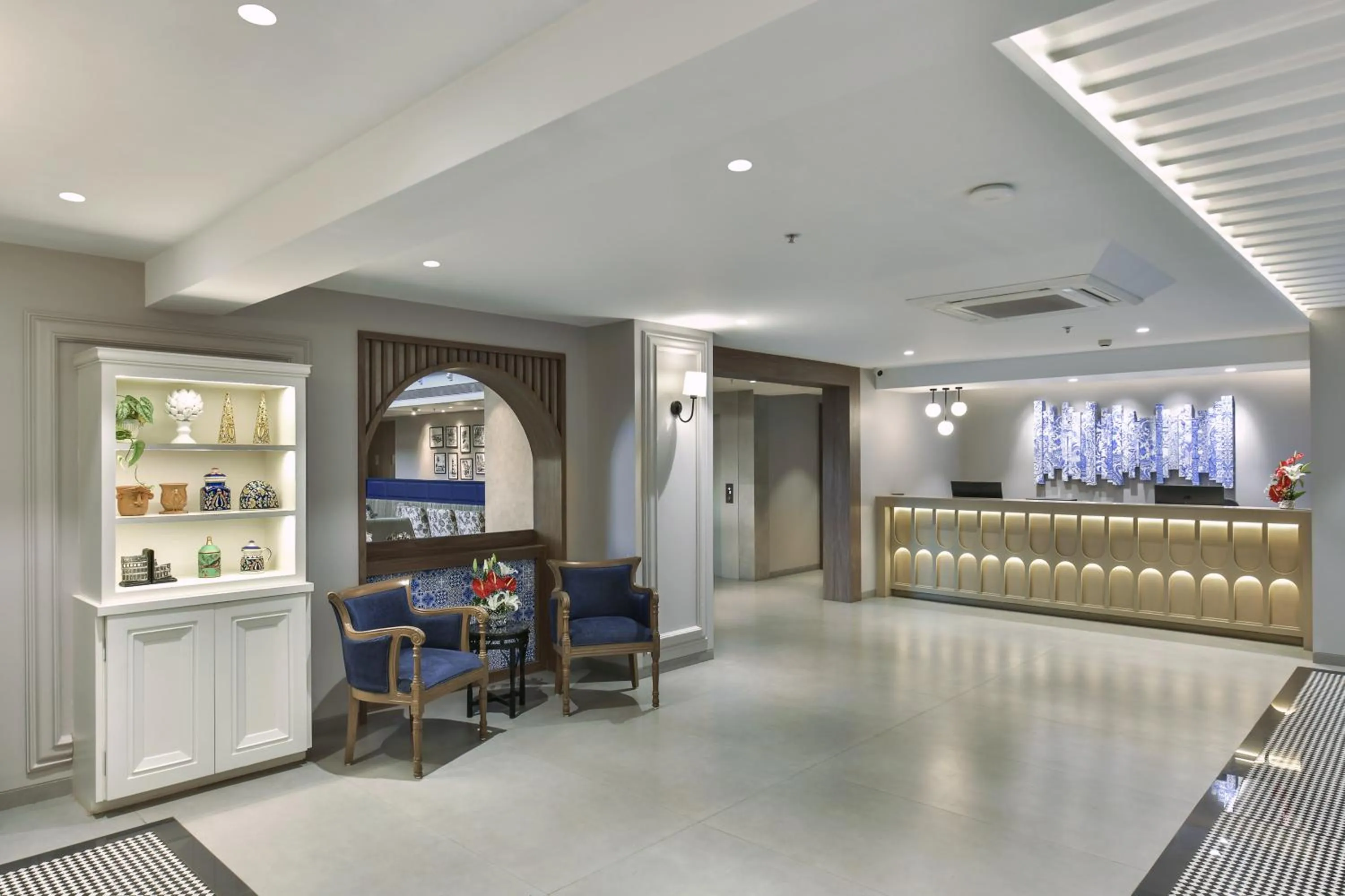 Seating area in Meritas Auberge Calangute Goa