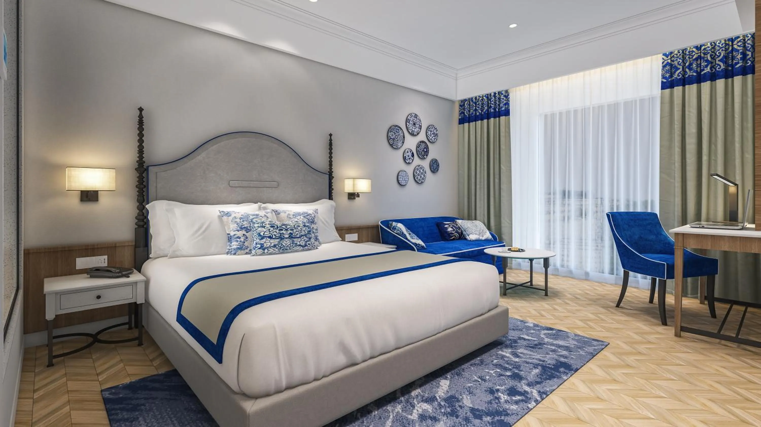 Bed in Meritas Auberge Calangute Goa