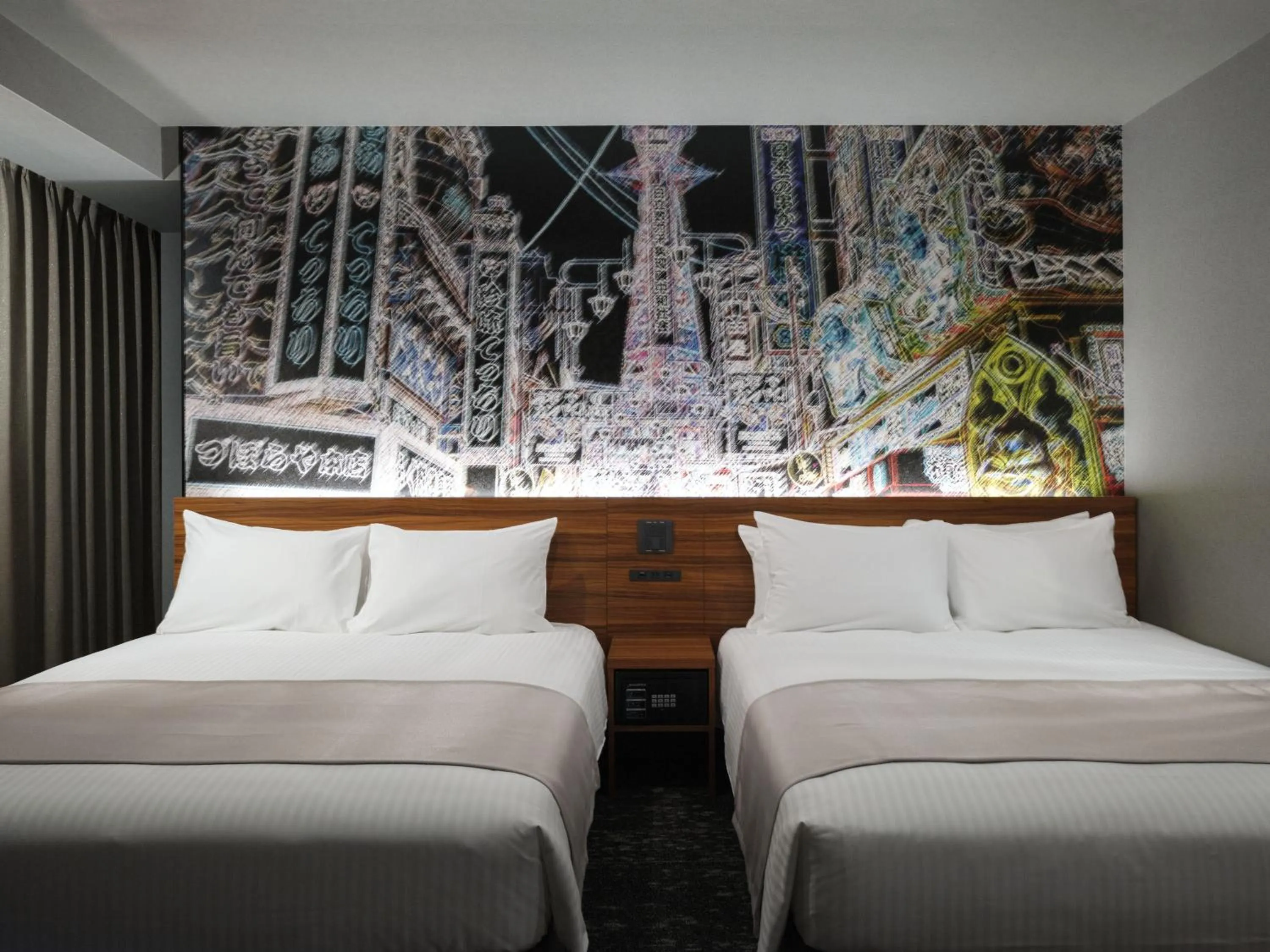 Bed in MONday Apart Premium OSAKA NAMBA WEST