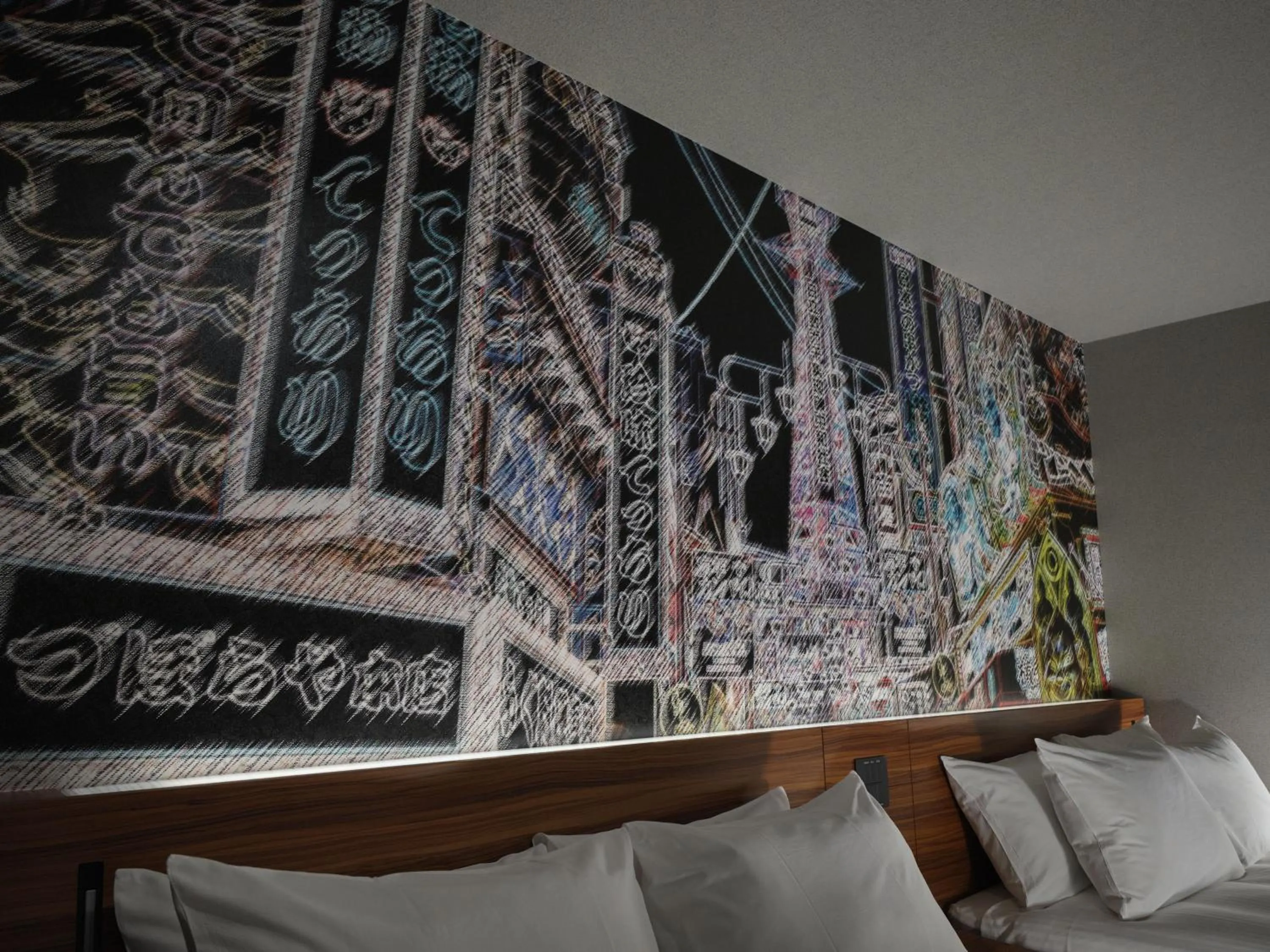 Photo of the whole room, Bed in MONday Apart Premium OSAKA NAMBA WEST