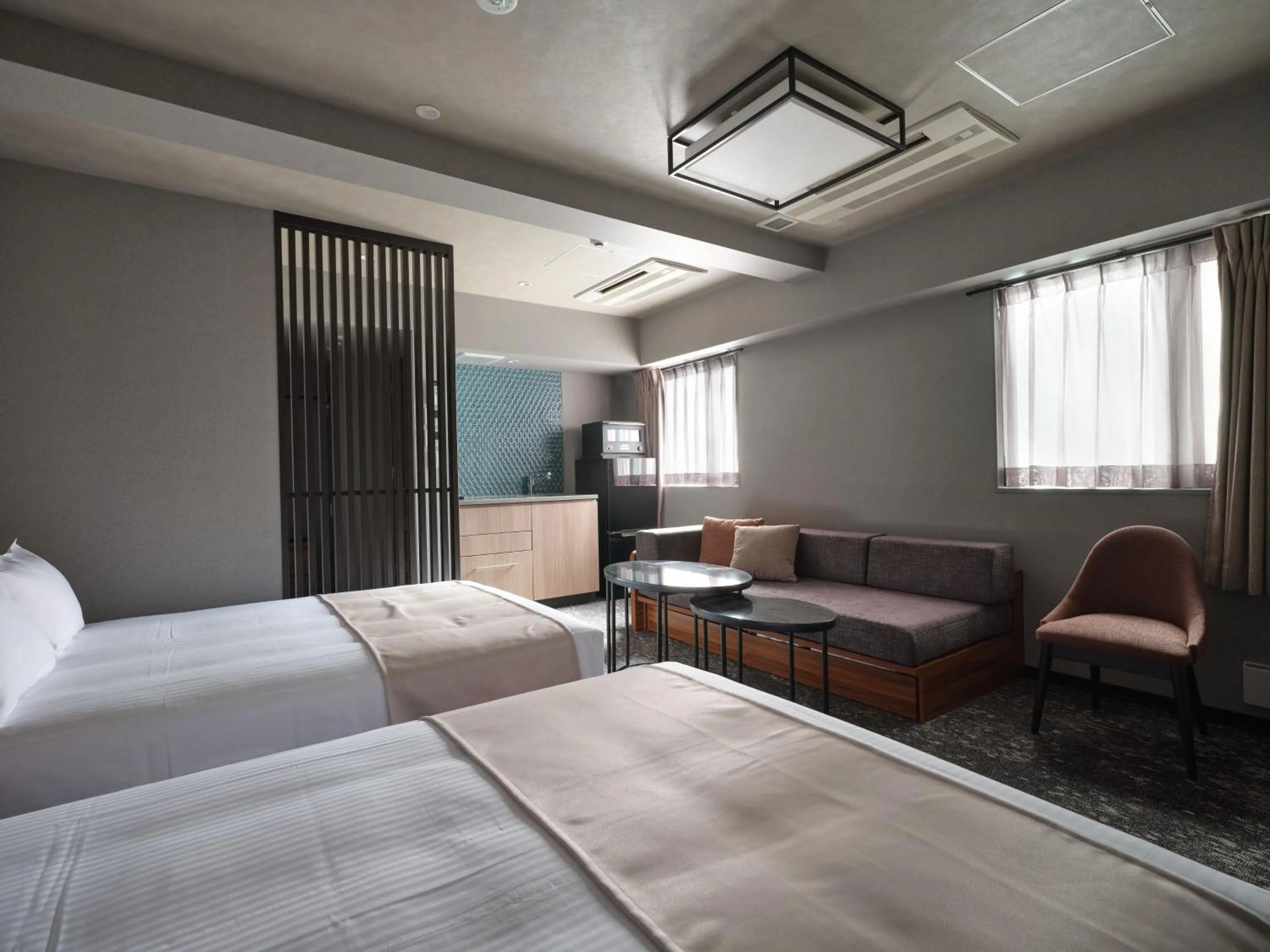 Bed in MONday Apart Premium OSAKA NAMBA WEST