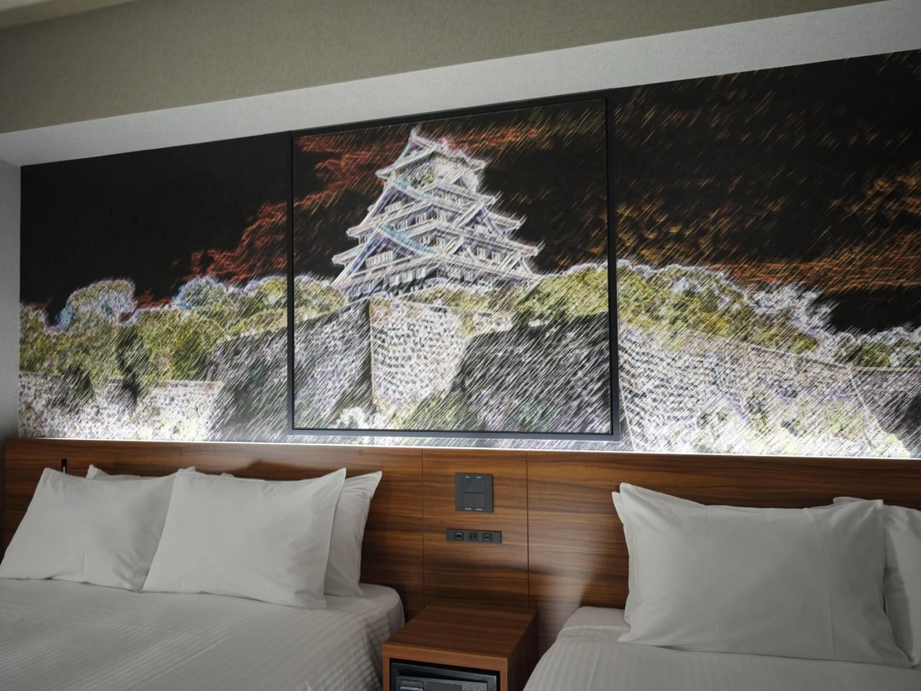 Photo of the whole room, Bed in MONday Apart Premium OSAKA NAMBA WEST