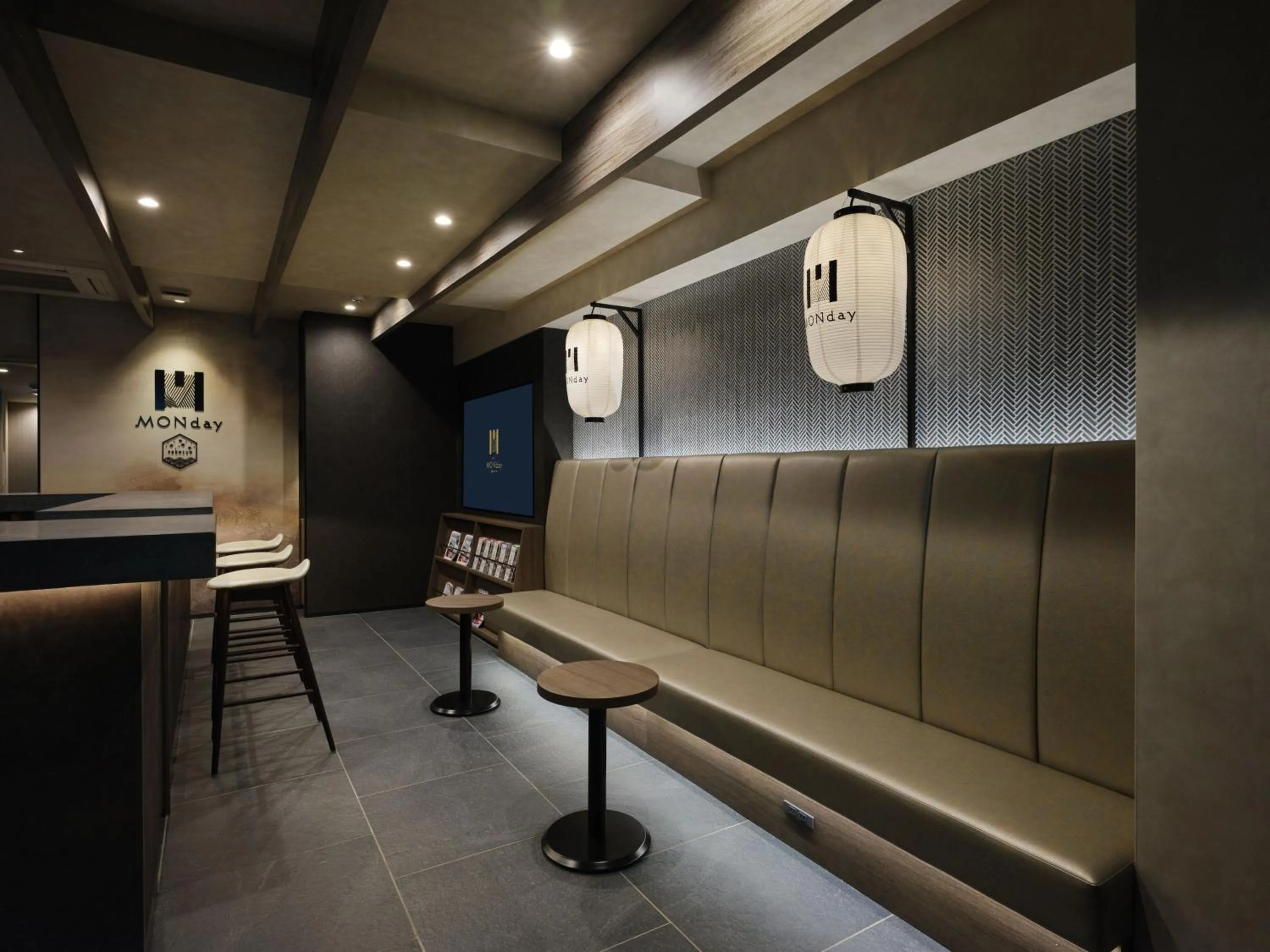 Lobby or reception in MONday Apart Premium OSAKA NAMBA WEST