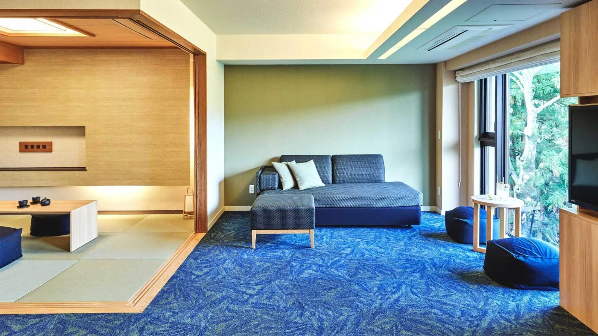 Living room, Bed in Tokyu Vacations Hakone Gora