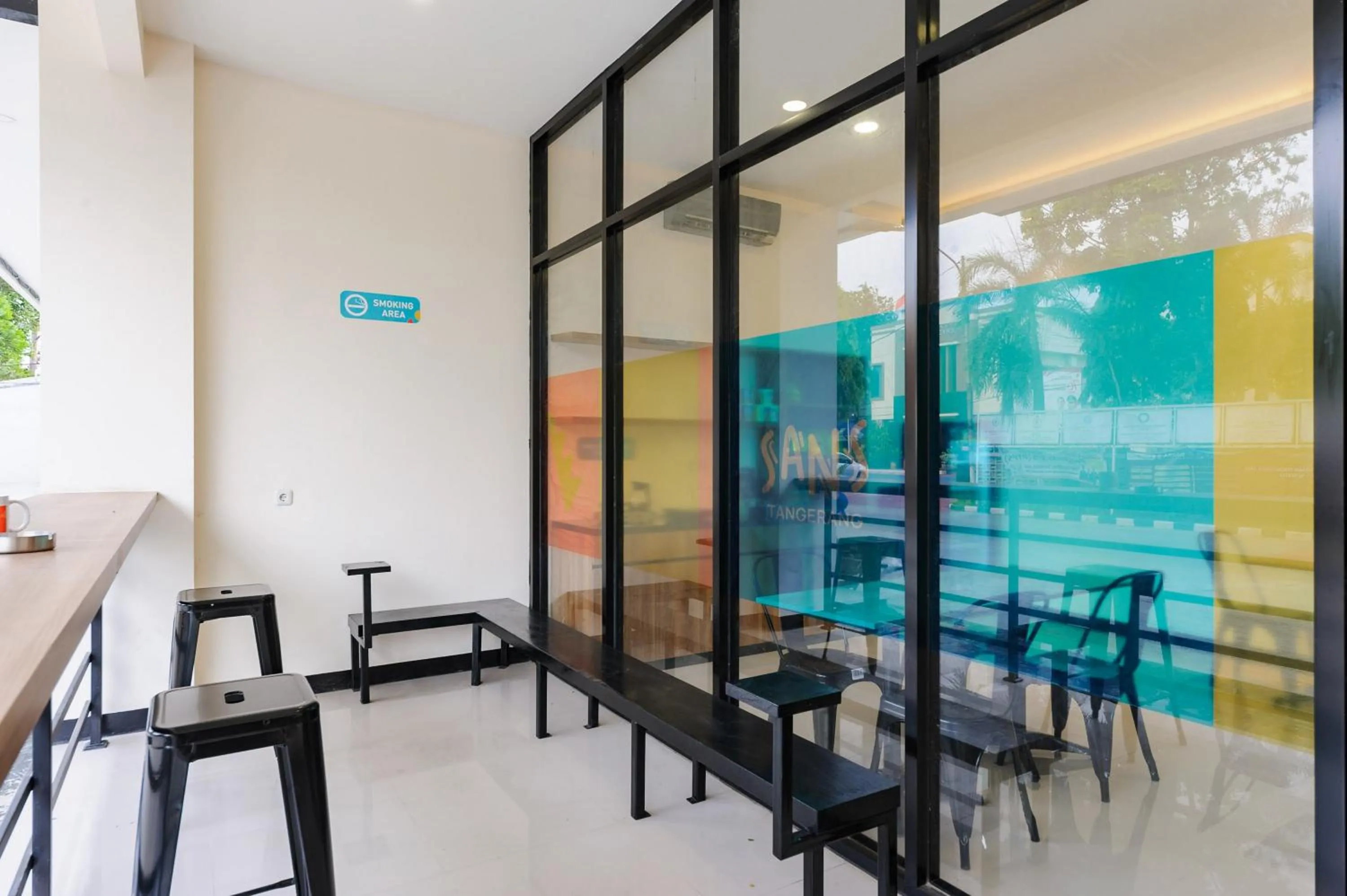 Seating area in Sans Max Living Tangerang