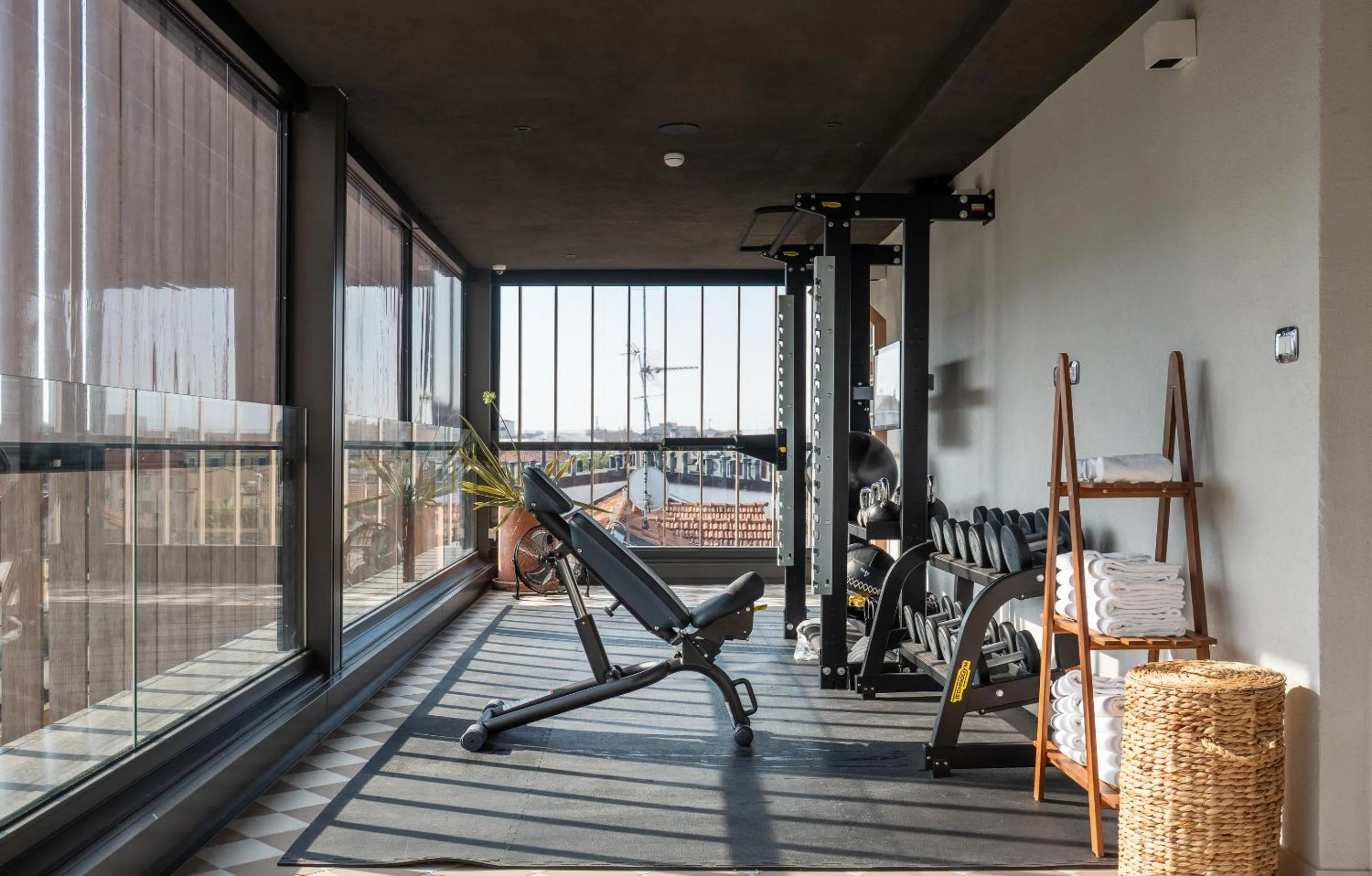 Fitness centre/facilities in Hotel Calimala Milano