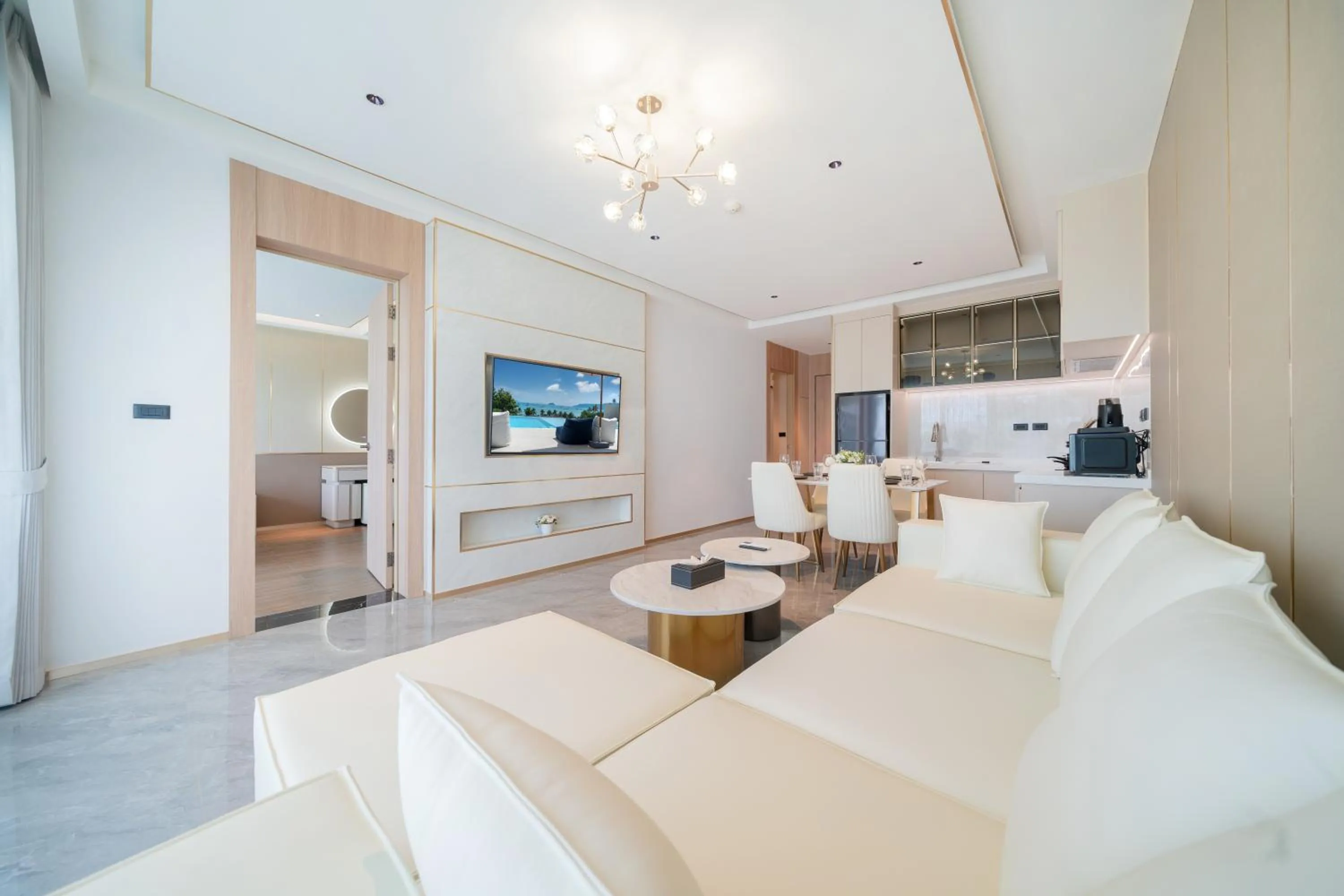 Bed in Chalong Marina Bay View Phuket