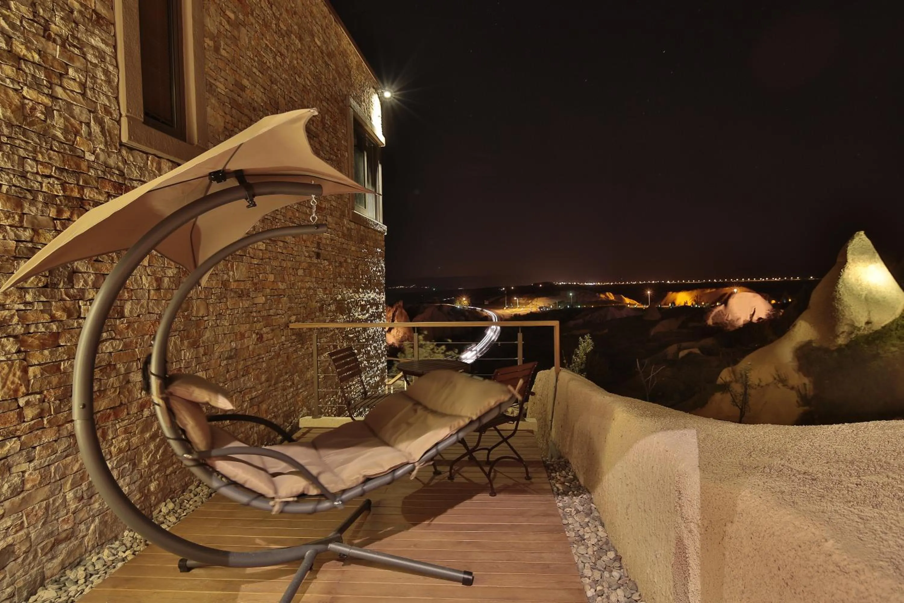 Balcony/Terrace in Ariana Sustainable Luxury Lodge - Special Category - Cappadocia