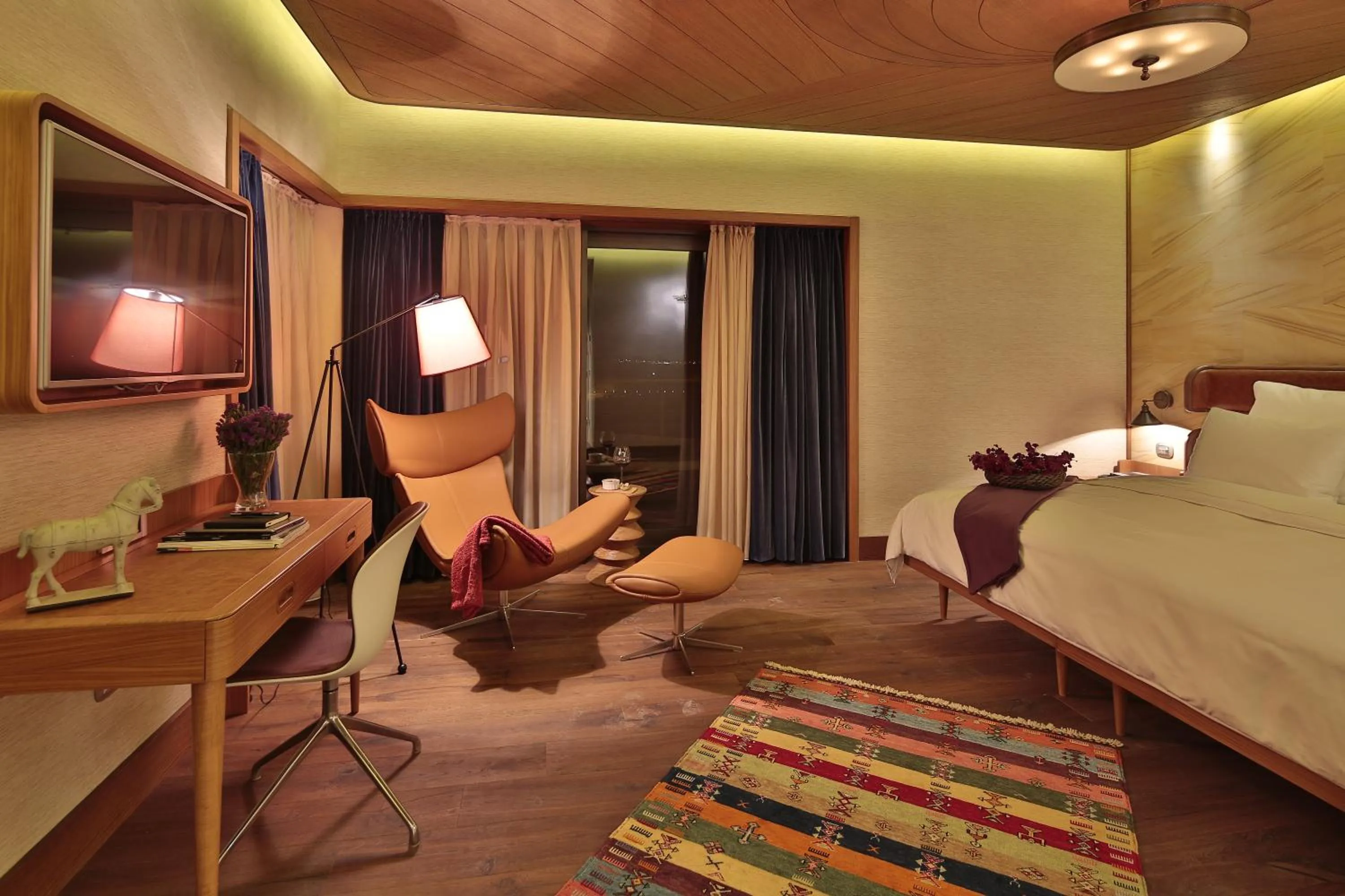 Living room, Bed in Ariana Sustainable Luxury Lodge - Special Category - Cappadocia