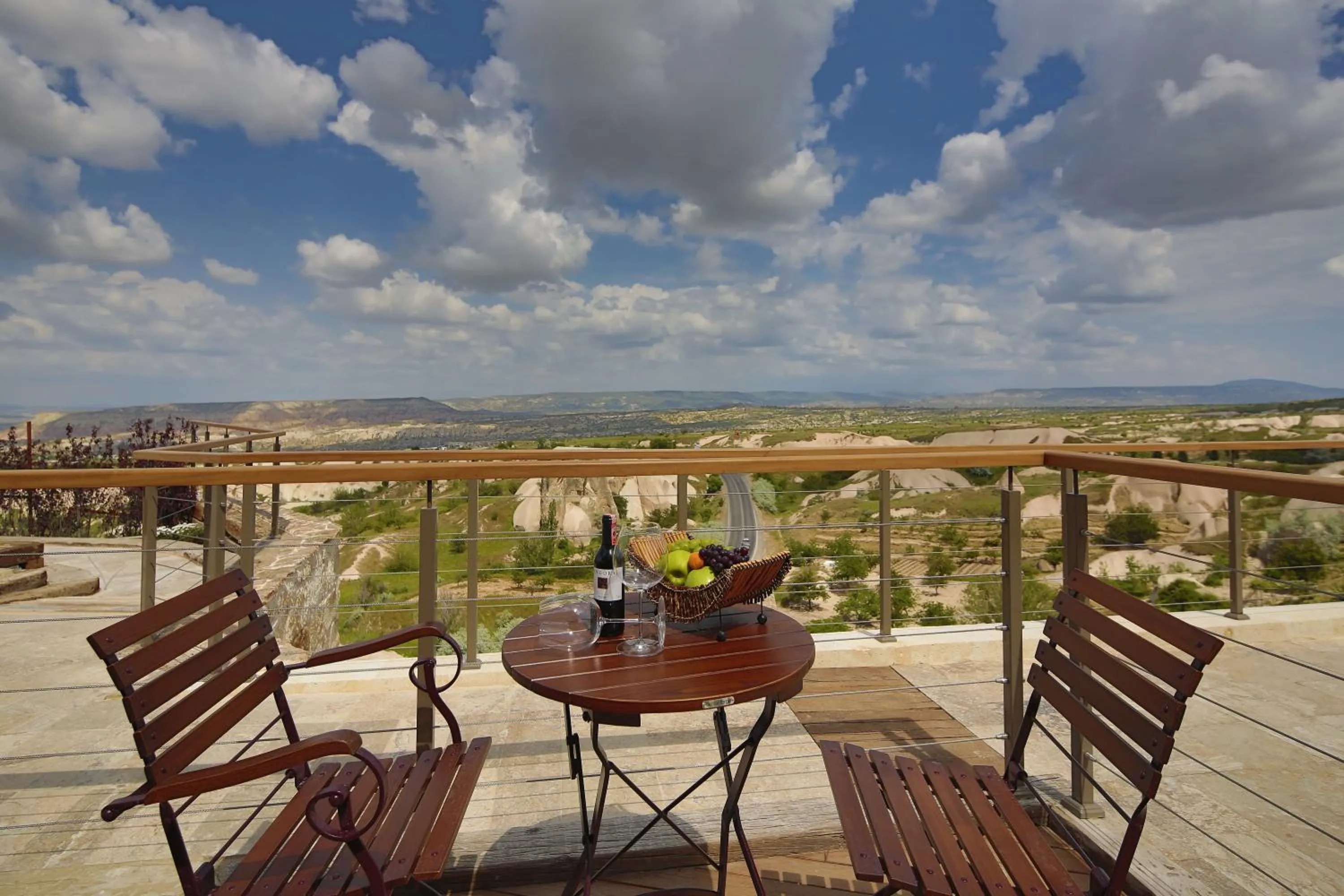 Balcony/Terrace in Ariana Sustainable Luxury Lodge - Special Category - Cappadocia