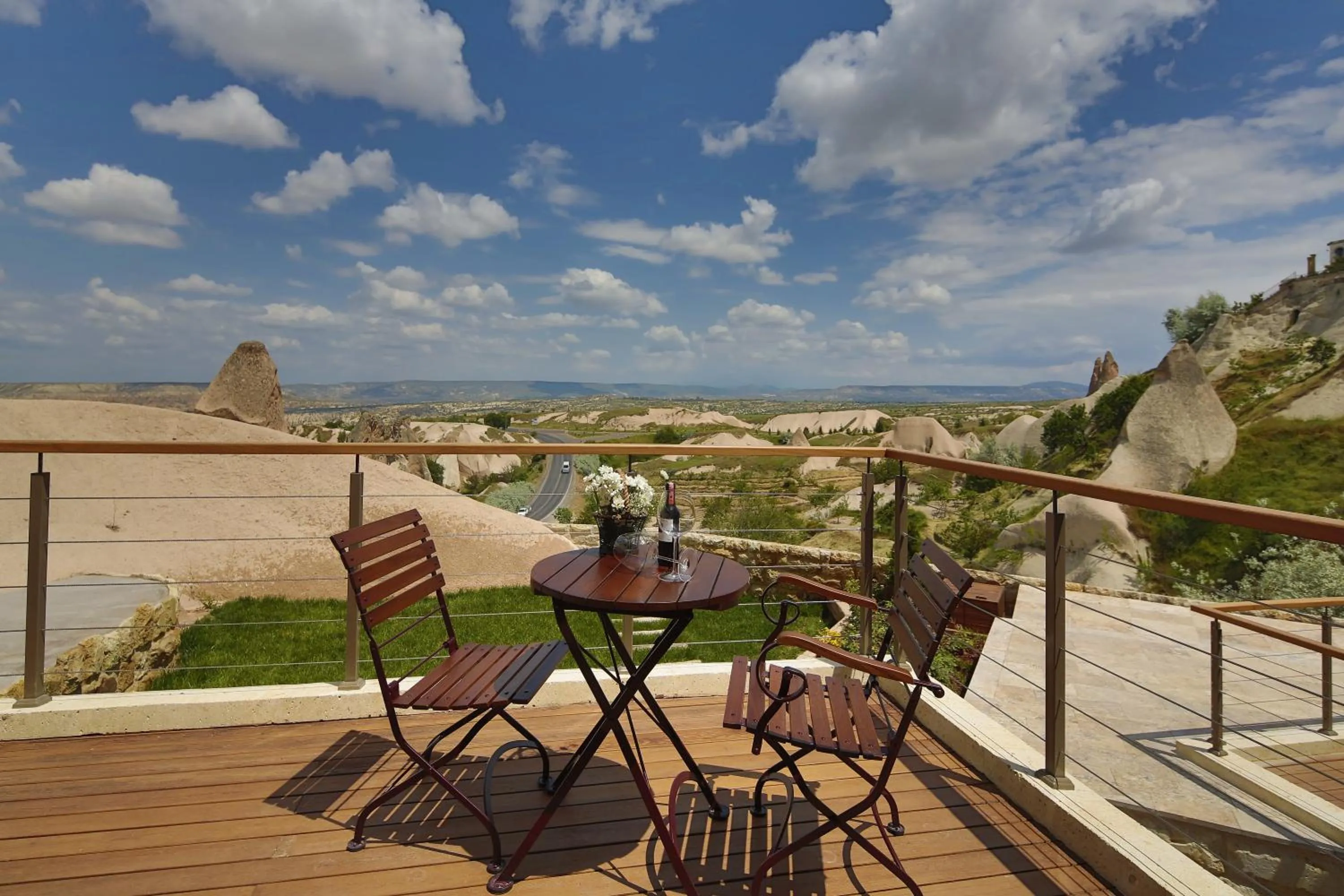 Balcony/Terrace in Ariana Sustainable Luxury Lodge - Special Category - Cappadocia