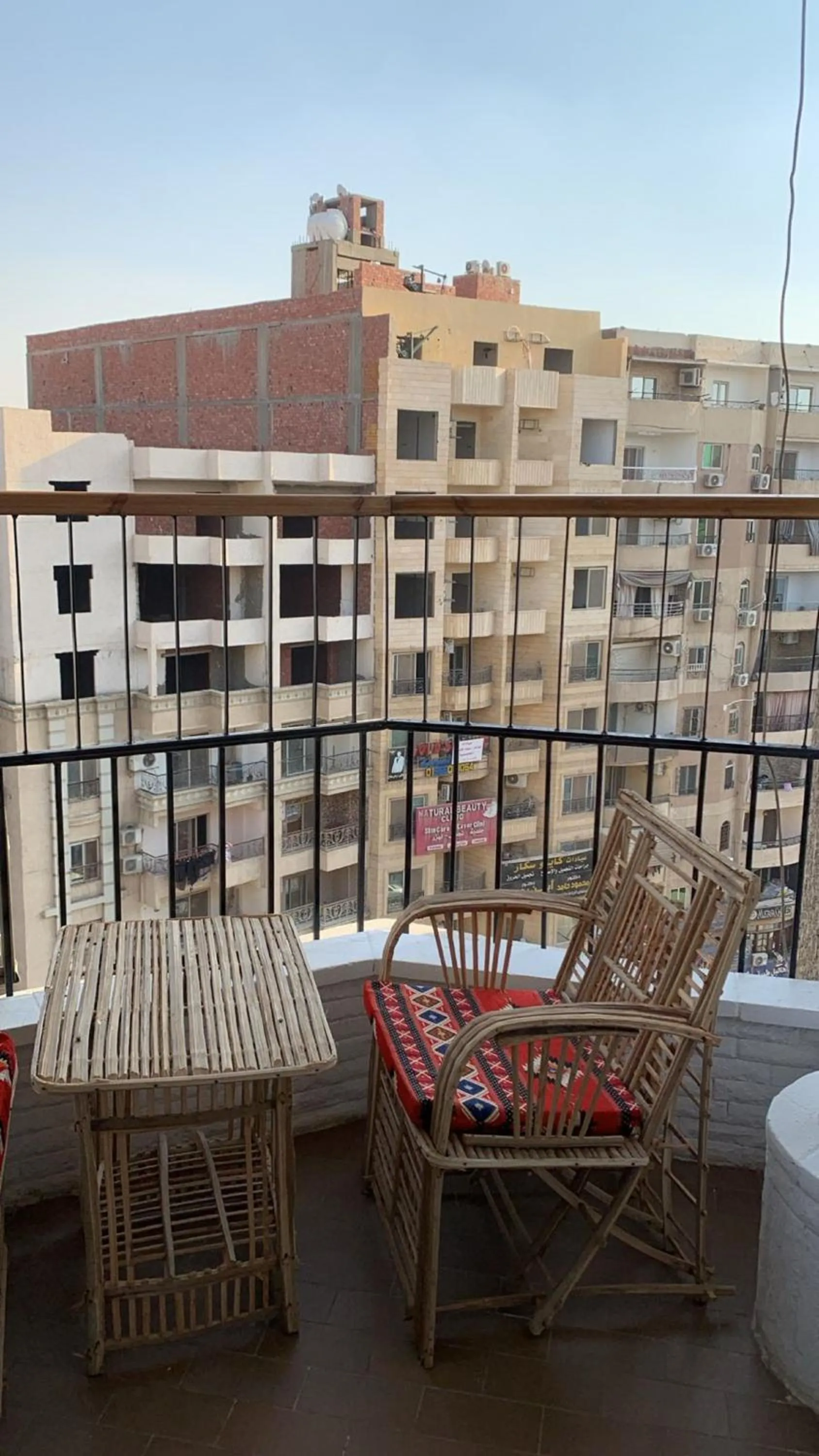 Balcony/Terrace in Pyramids Nights Hostel