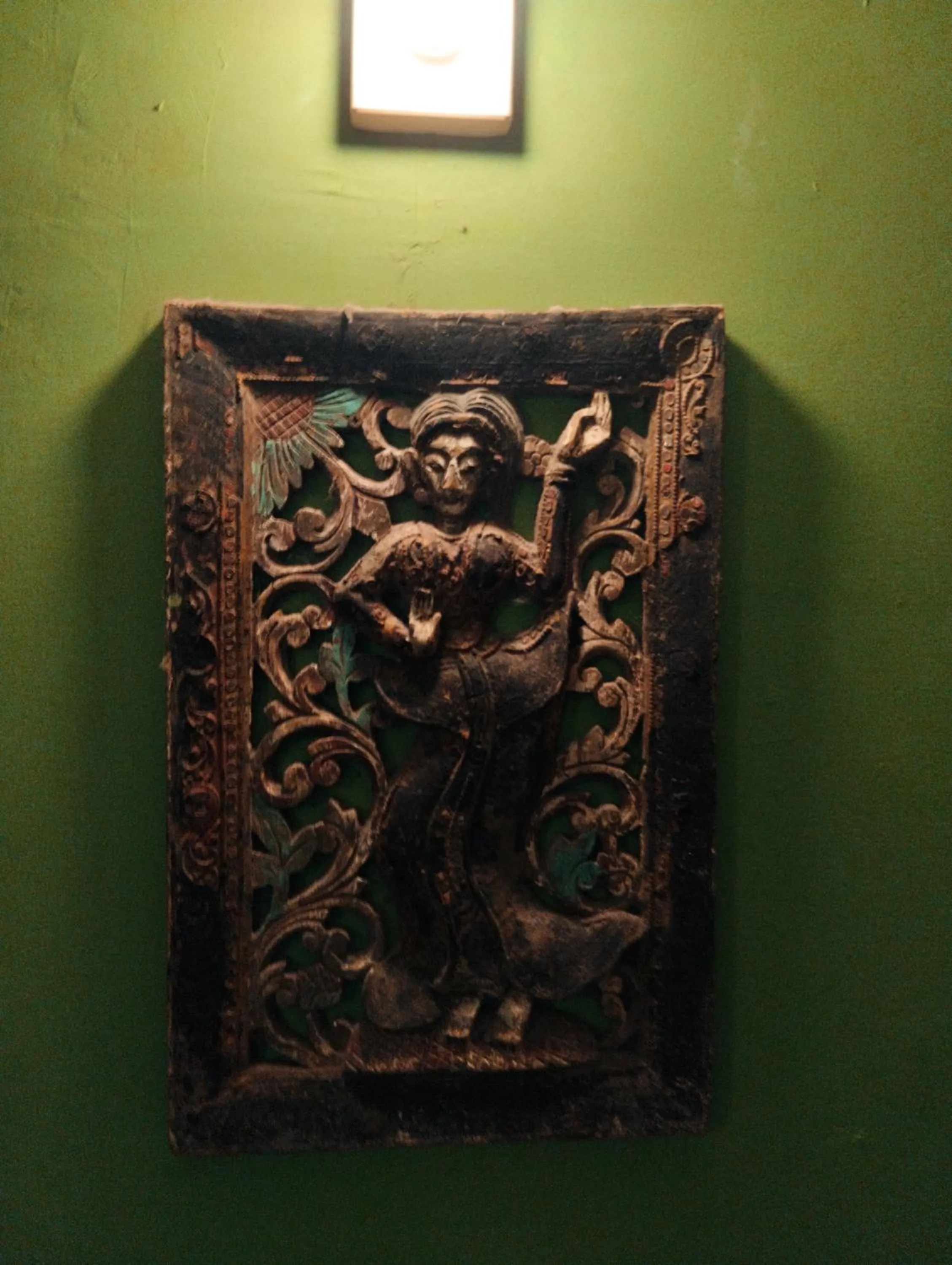 Decorative detail in Shannkalay Hostel