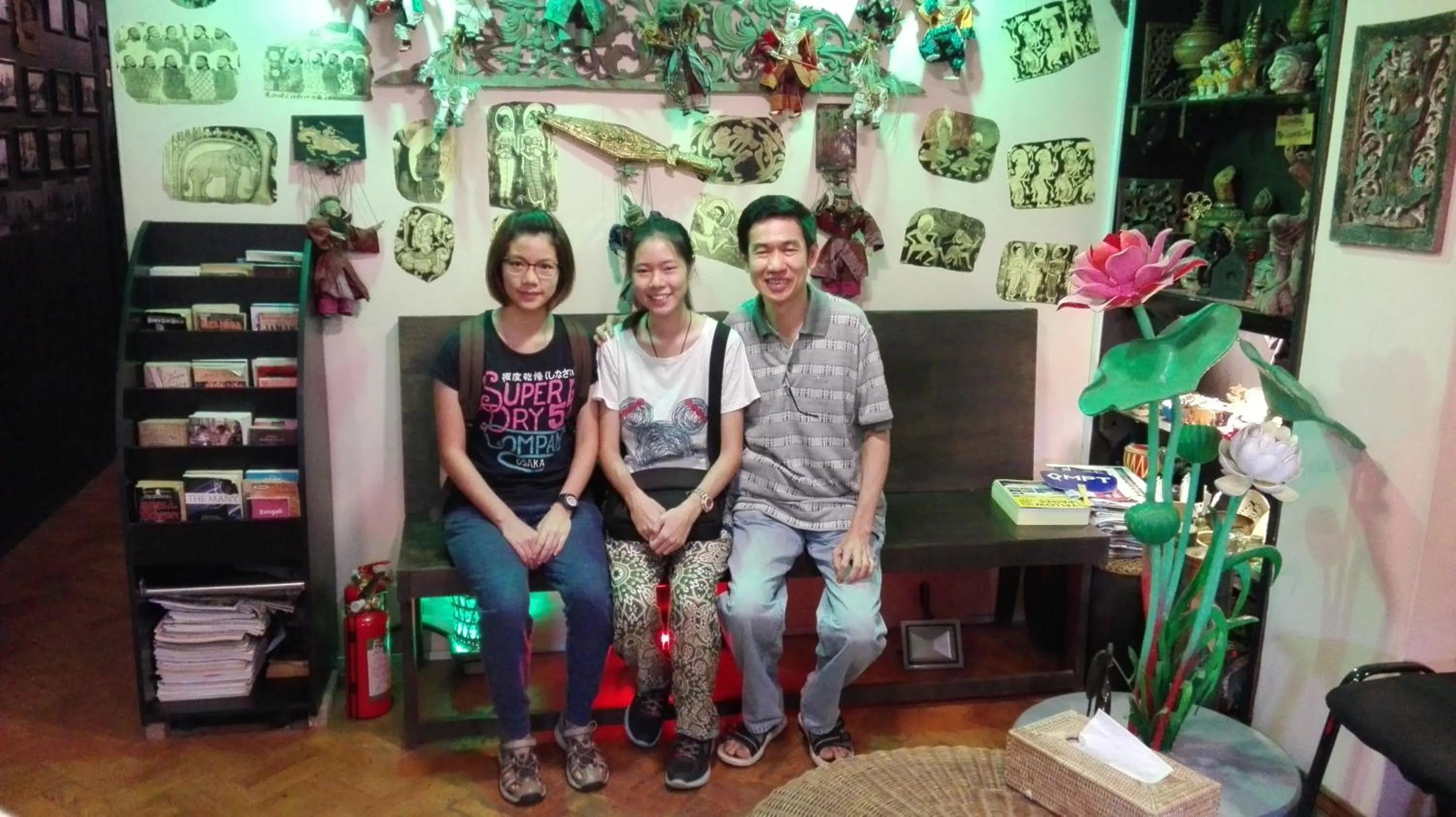 group of guests in Shannkalay Hostel