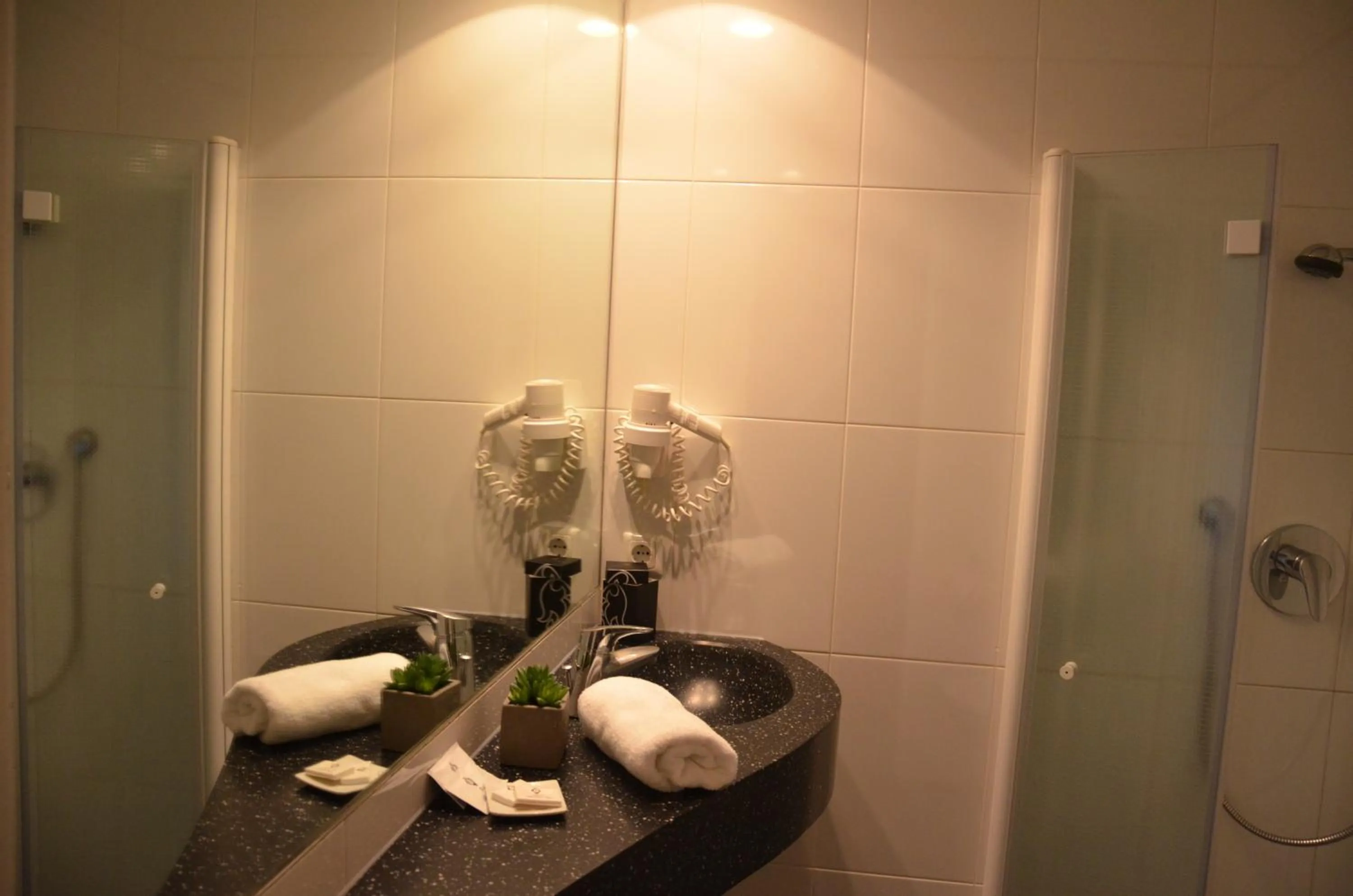 Bathroom in Hotel Alhartinger Hof
