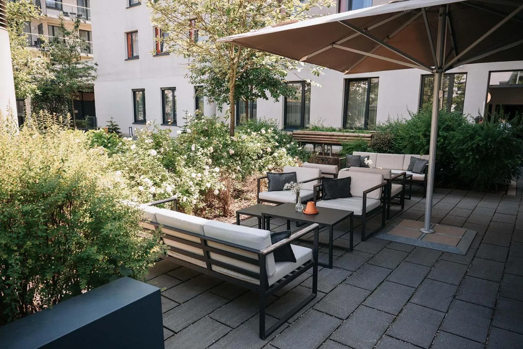 Balcony/Terrace in Coffee Fellows Hotel München-Freiham
