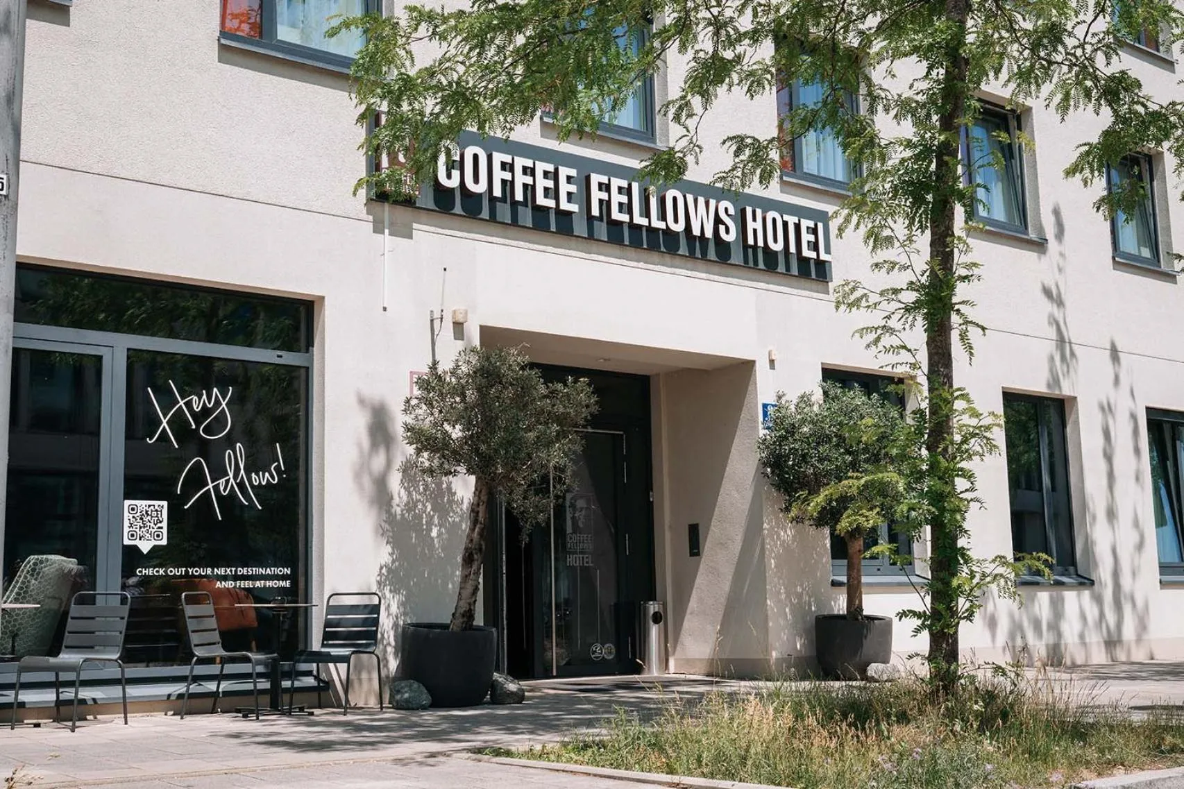 Property building in Coffee Fellows Hotel München-Freiham