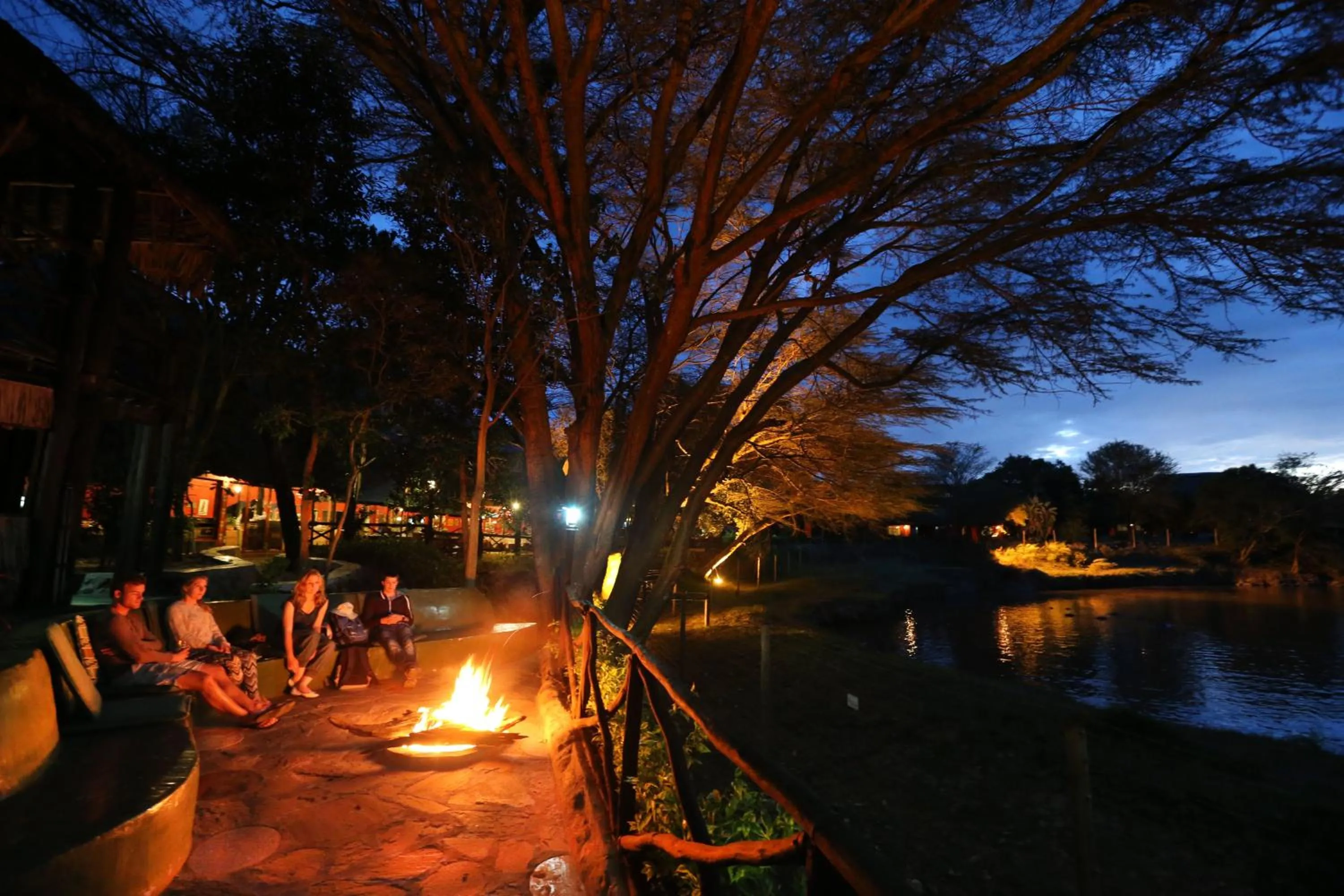 Facade/entrance in Mara River Lodge