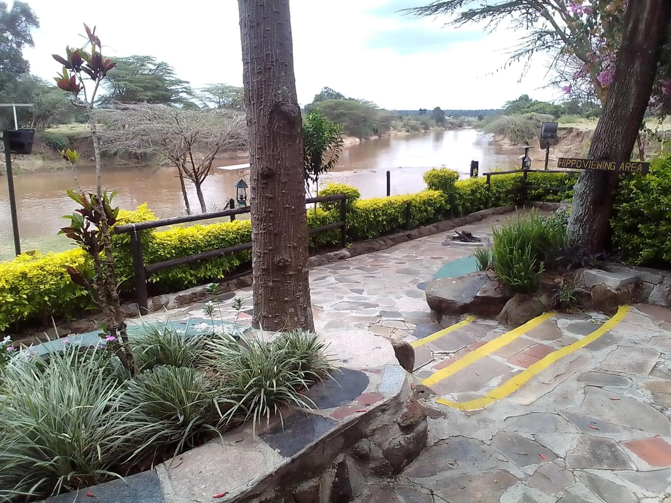 Seating area in Mara River Lodge