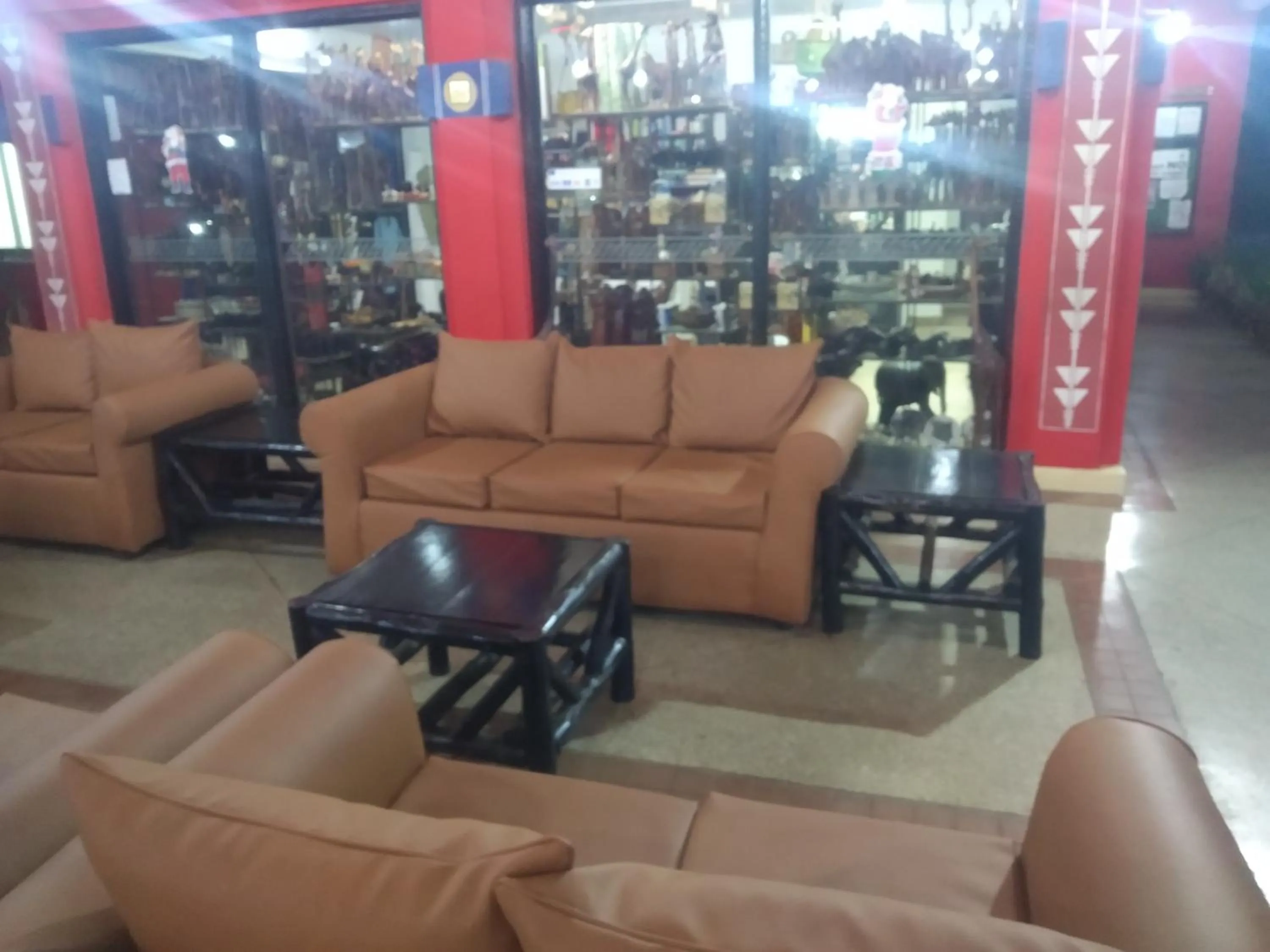 Lobby or reception in Mara River Lodge