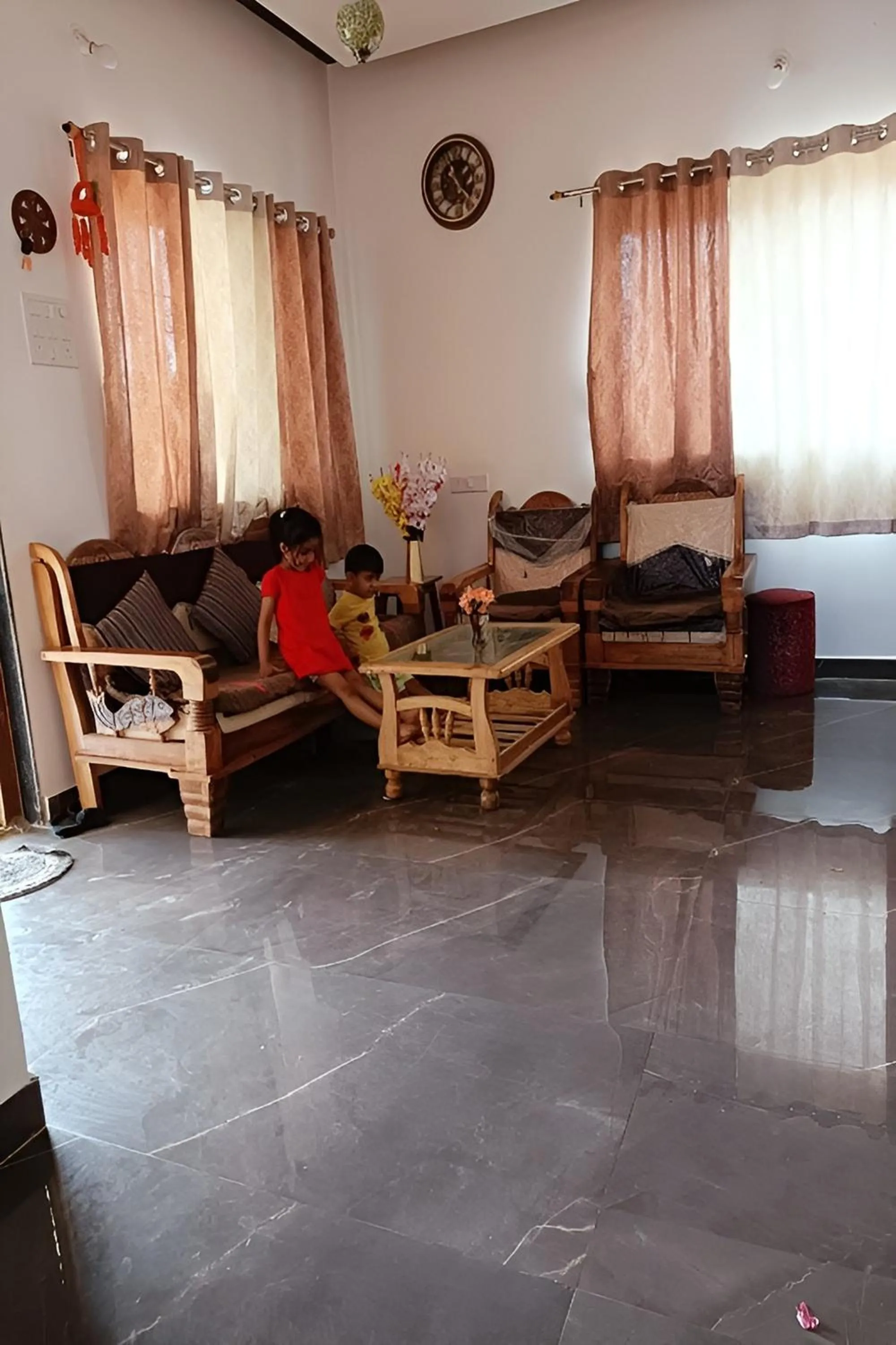 Living room in Saubhagya Villa