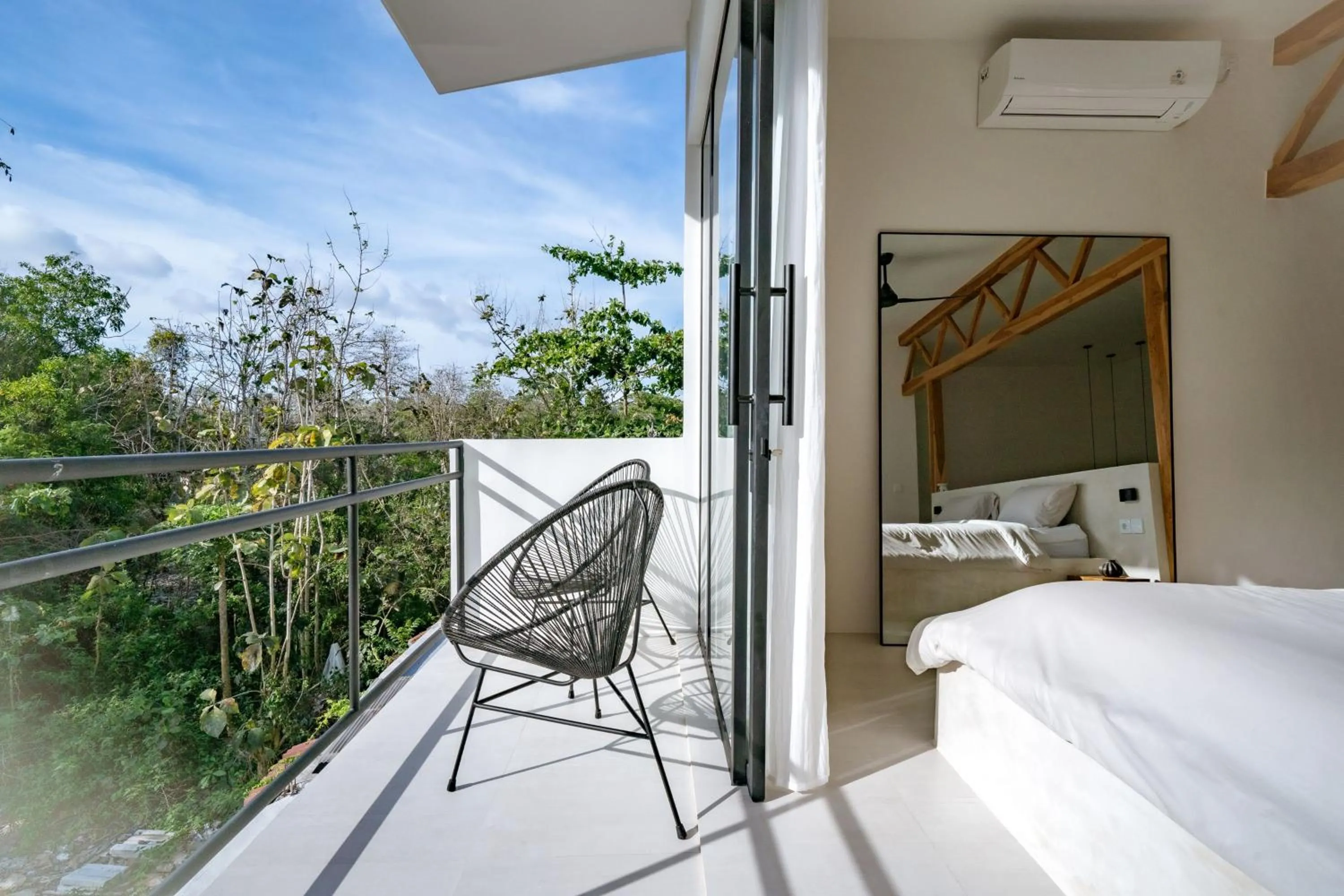 View (from property/room), Bed in Casa Terra Uluwatu