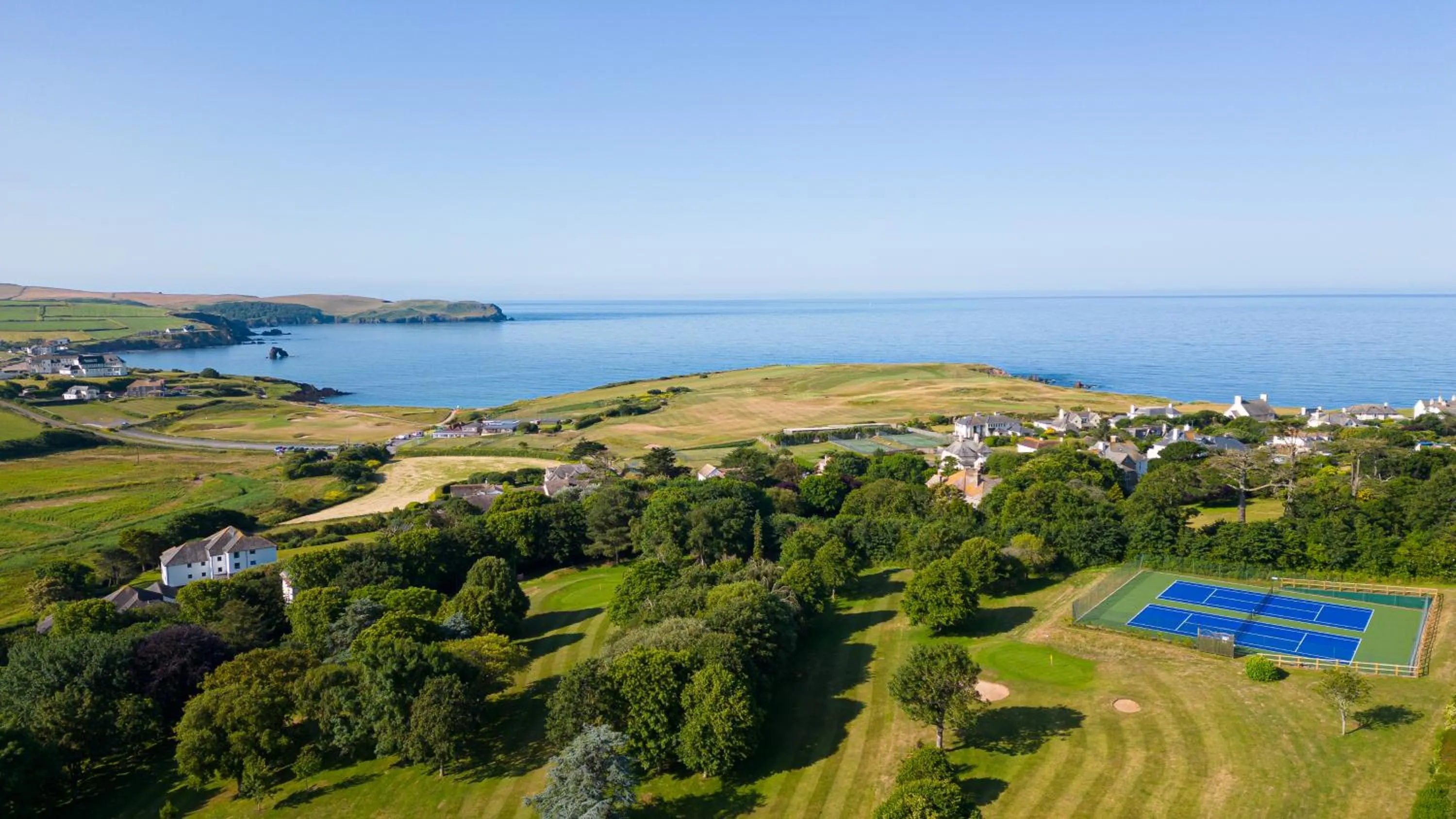 Sea view in Thurlestone Hotel