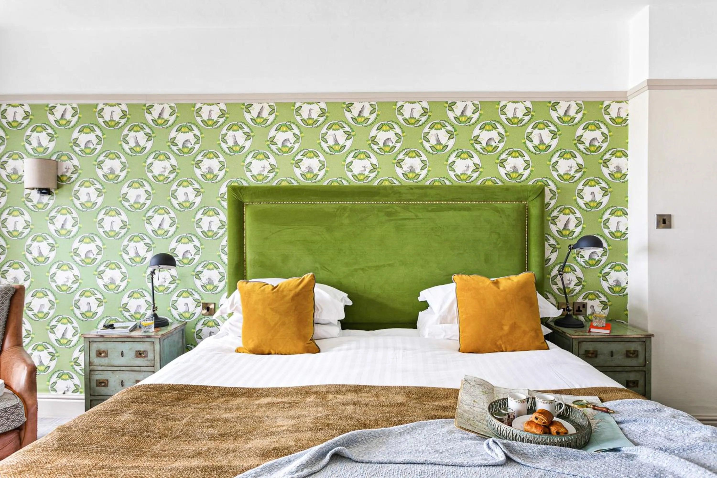 Bedroom, Bed in Thurlestone Hotel