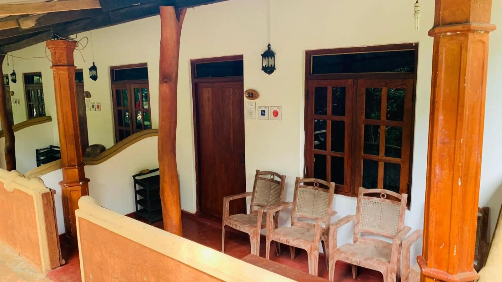 Seating area in Sisira Natural Lodge - Sigiriya