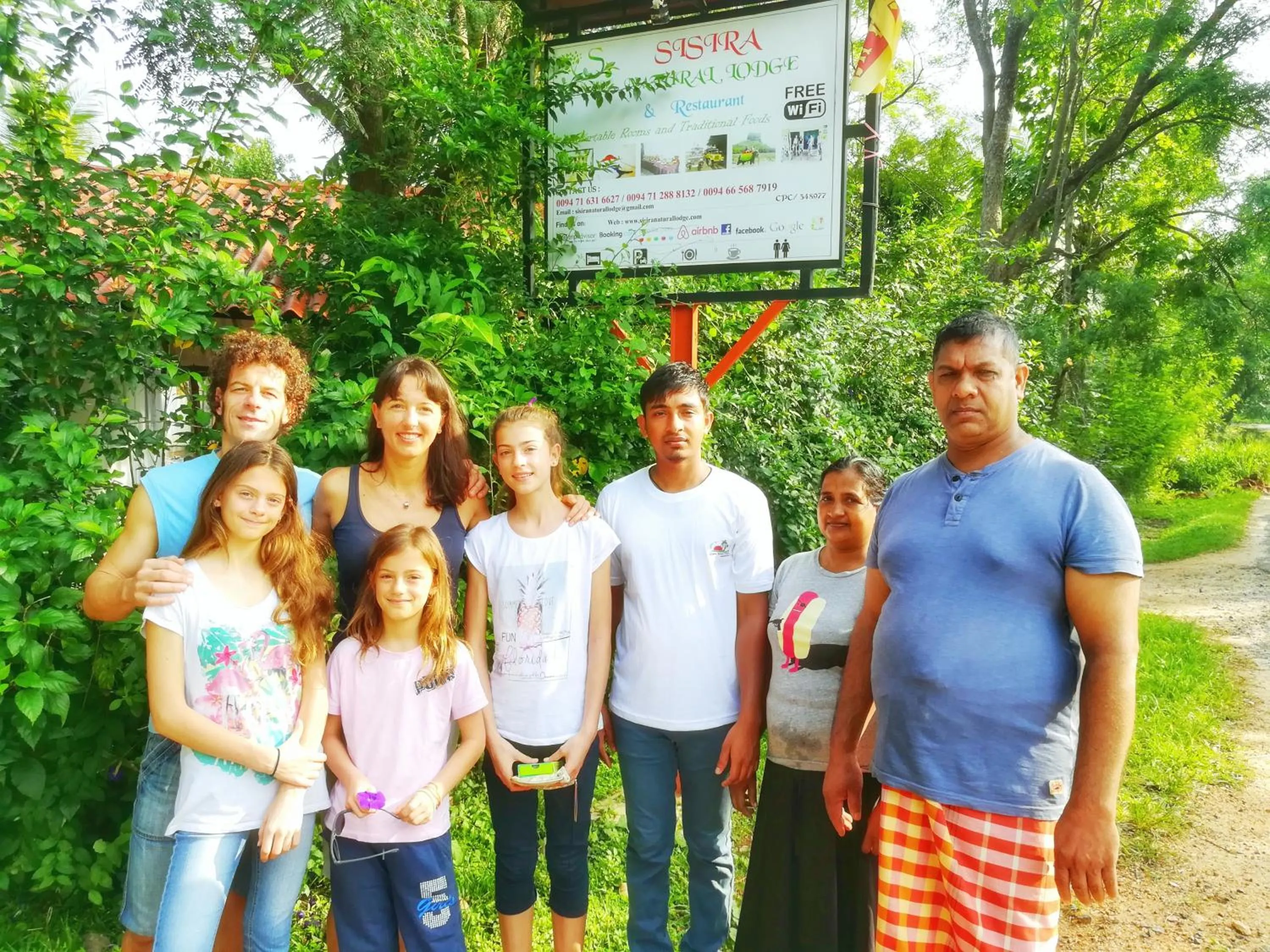 Staff in Sisira Natural Lodge - Sigiriya