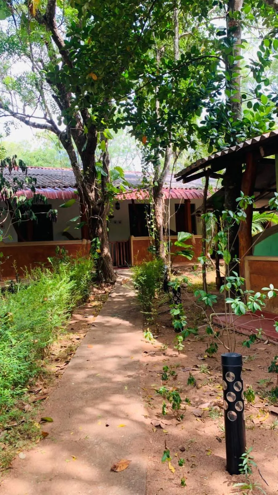Facade/entrance in Sisira Natural Lodge - Sigiriya