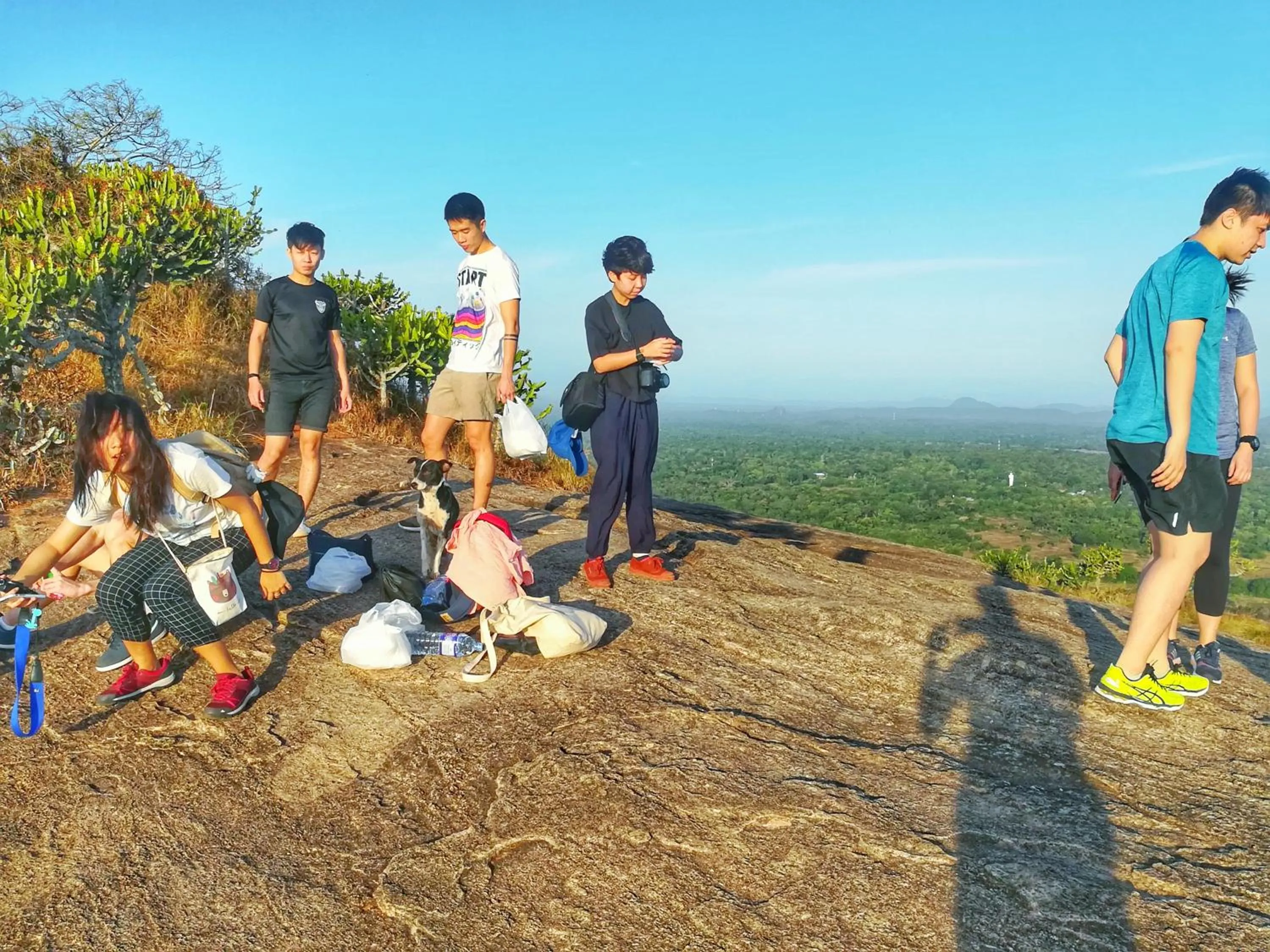group of guests in Sisira Natural Lodge - Sigiriya