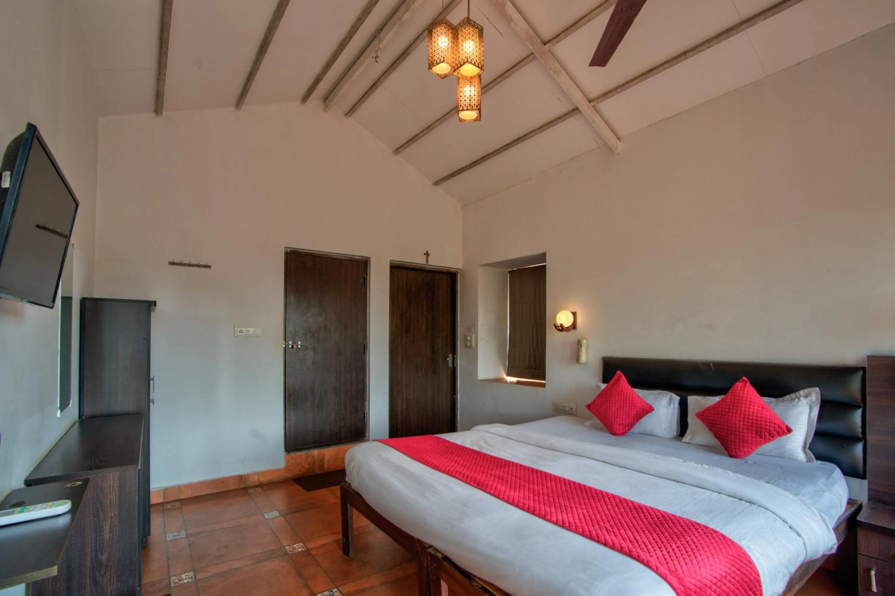 Bed in Swizel Nook Stay