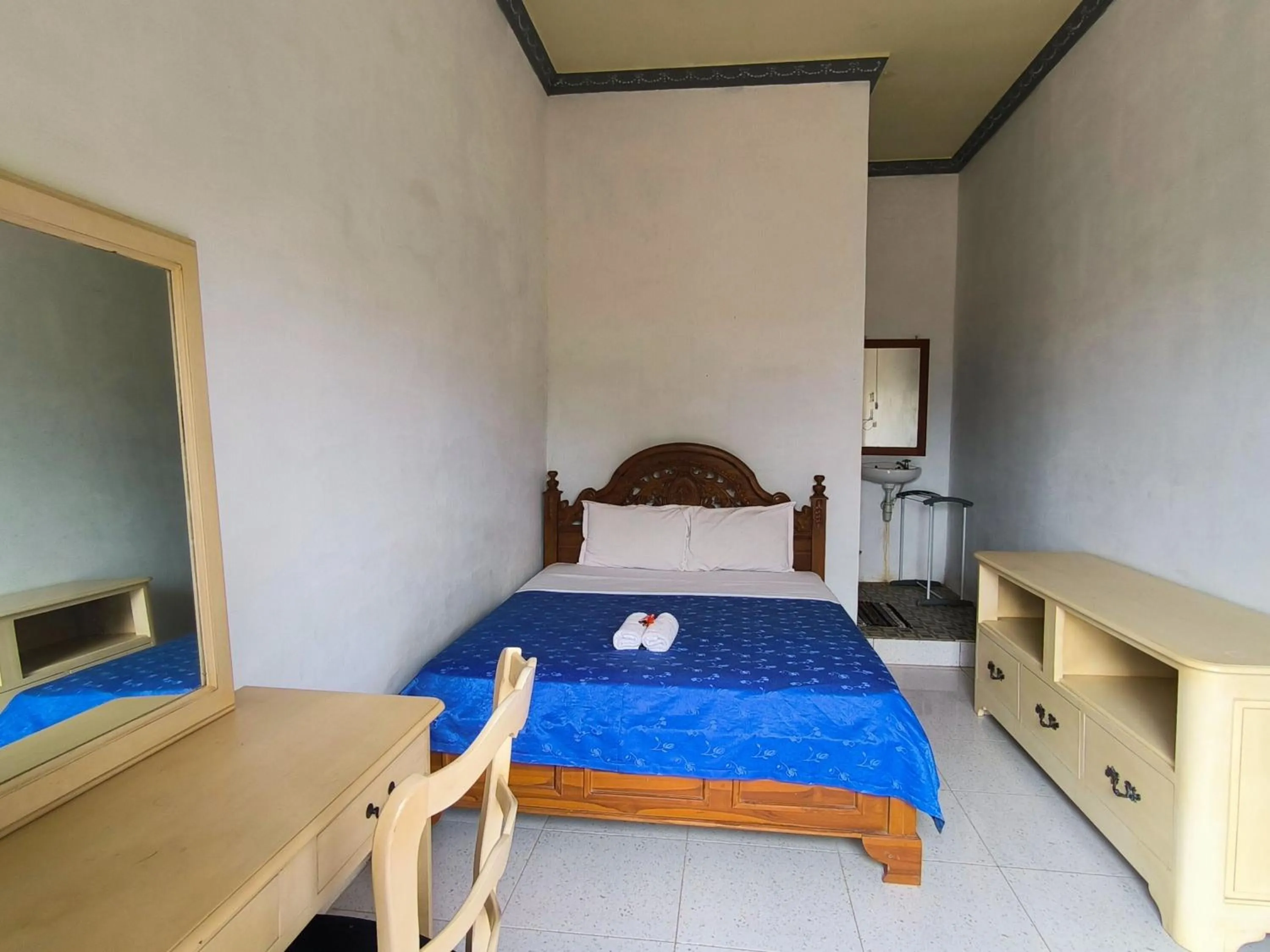 Bed in Sunrise Sea Hill Cottages